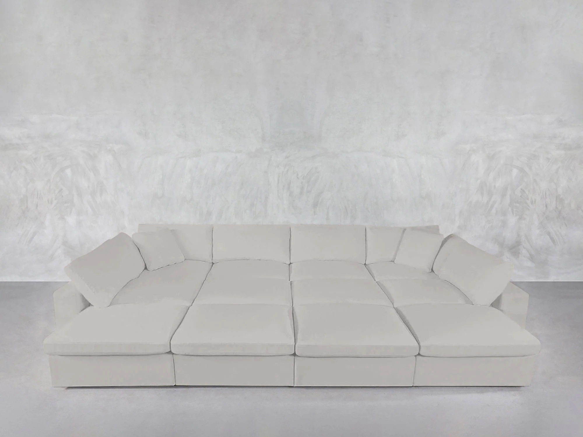12-Seat Deep Modular Daybed - Image 140