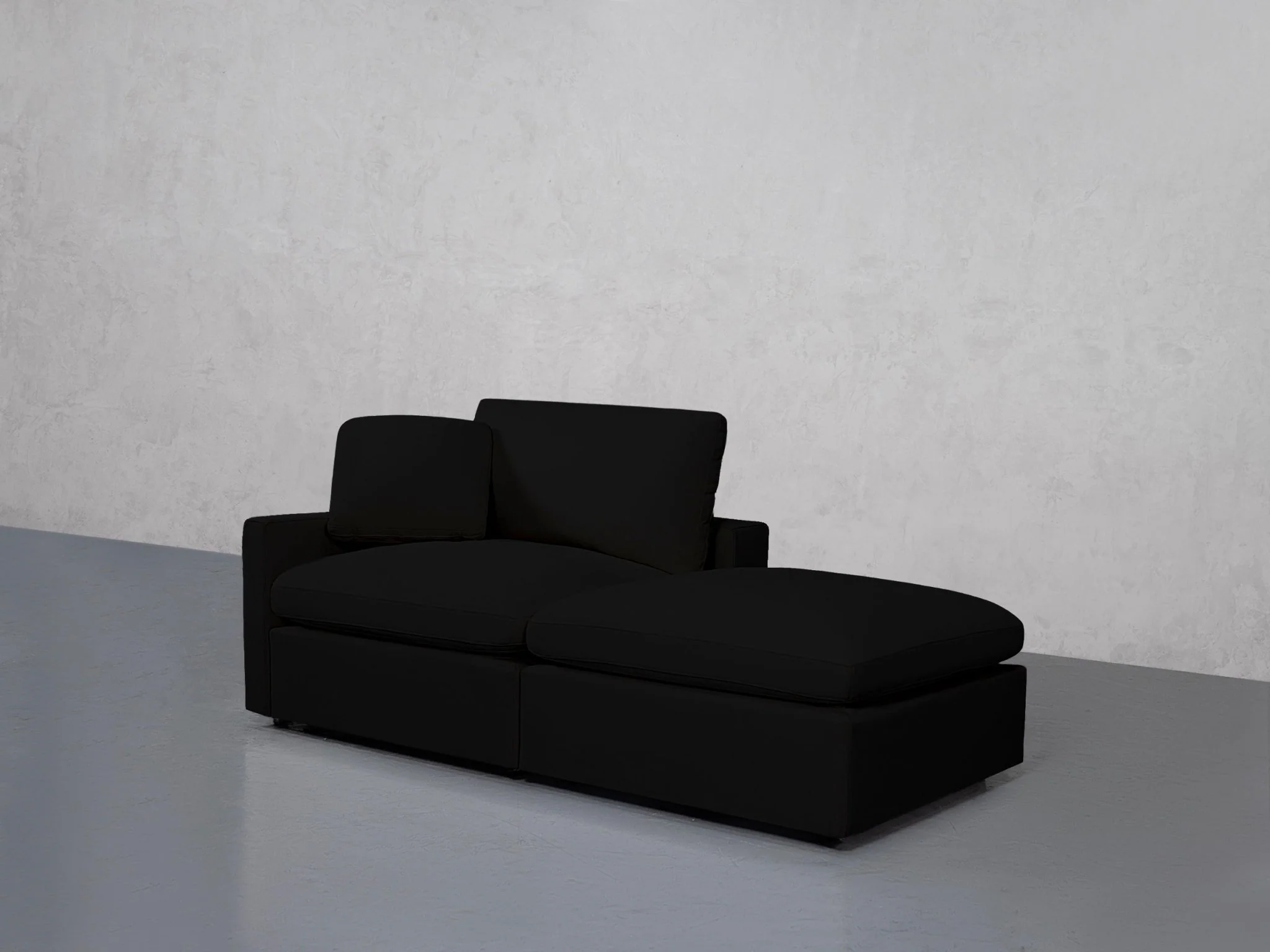 2-Seat Modular Lounger Loveseat (Thin Arm) - Image 114