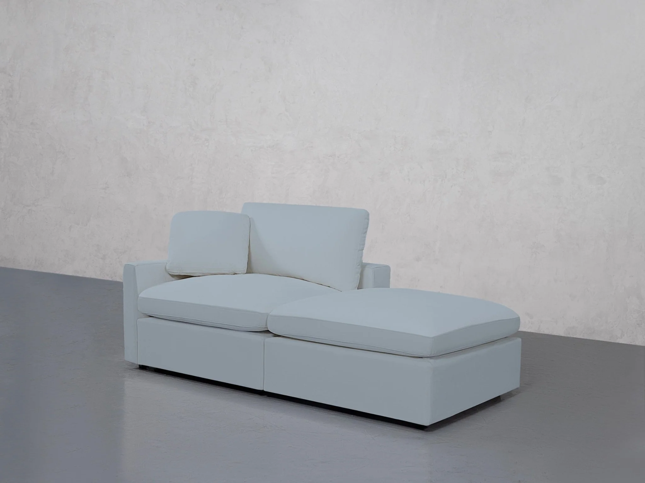 2-Seat Modular Lounger Loveseat (Thin Arm) - Image 121