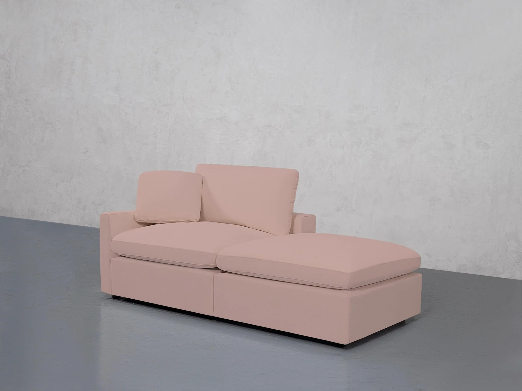 2-Seat Modular Lounger Loveseat (Thin Arm) - Image 128