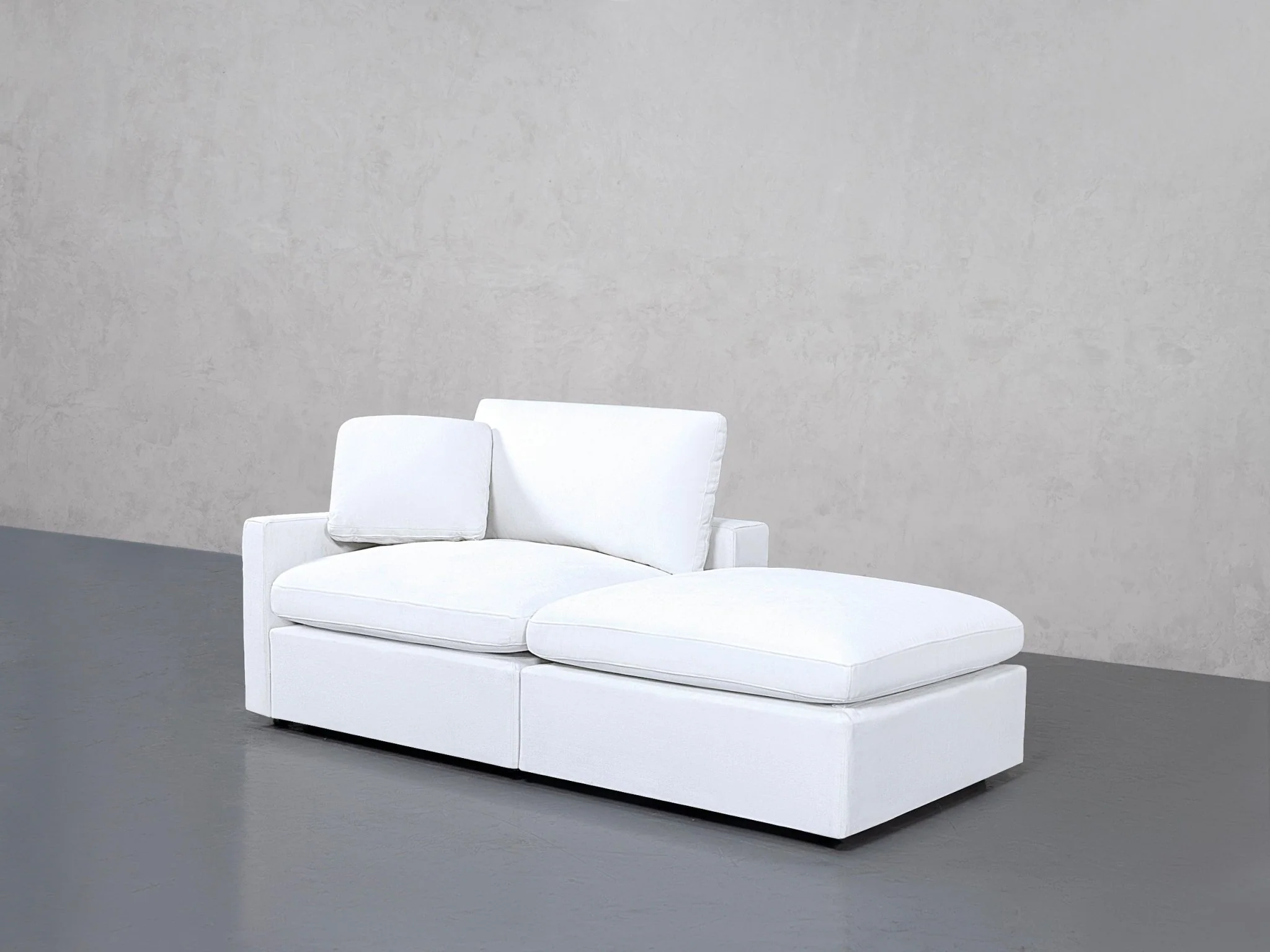 2-Seat Modular Lounger Loveseat (Thin Arm) - Image 135