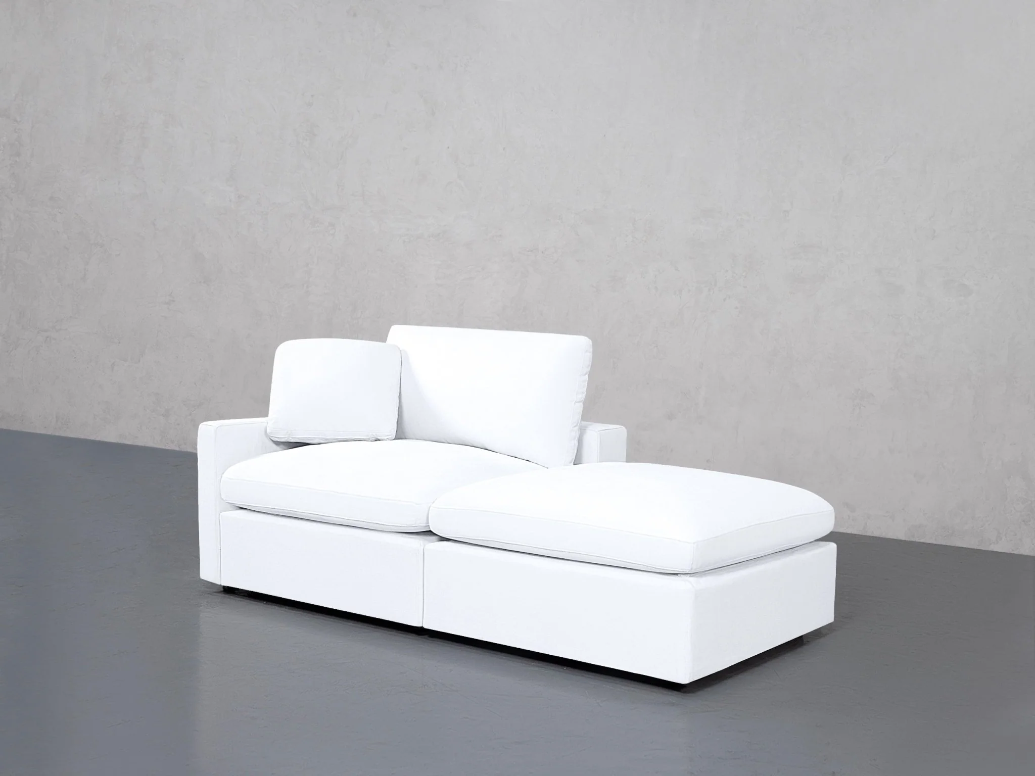 2-Seat Modular Lounger Loveseat (Thin Arm) - Image 2