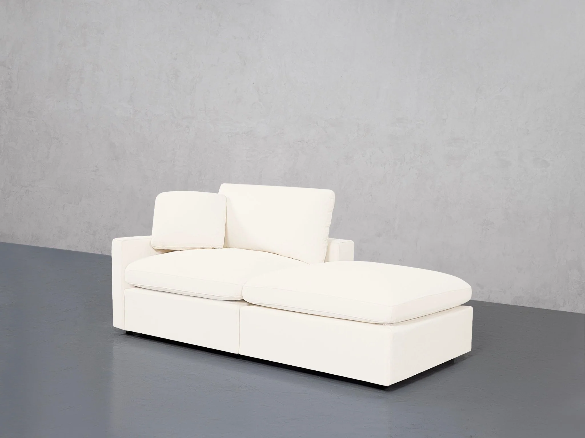 2-Seat Modular Lounger Loveseat (Thin Arm) - Image 44
