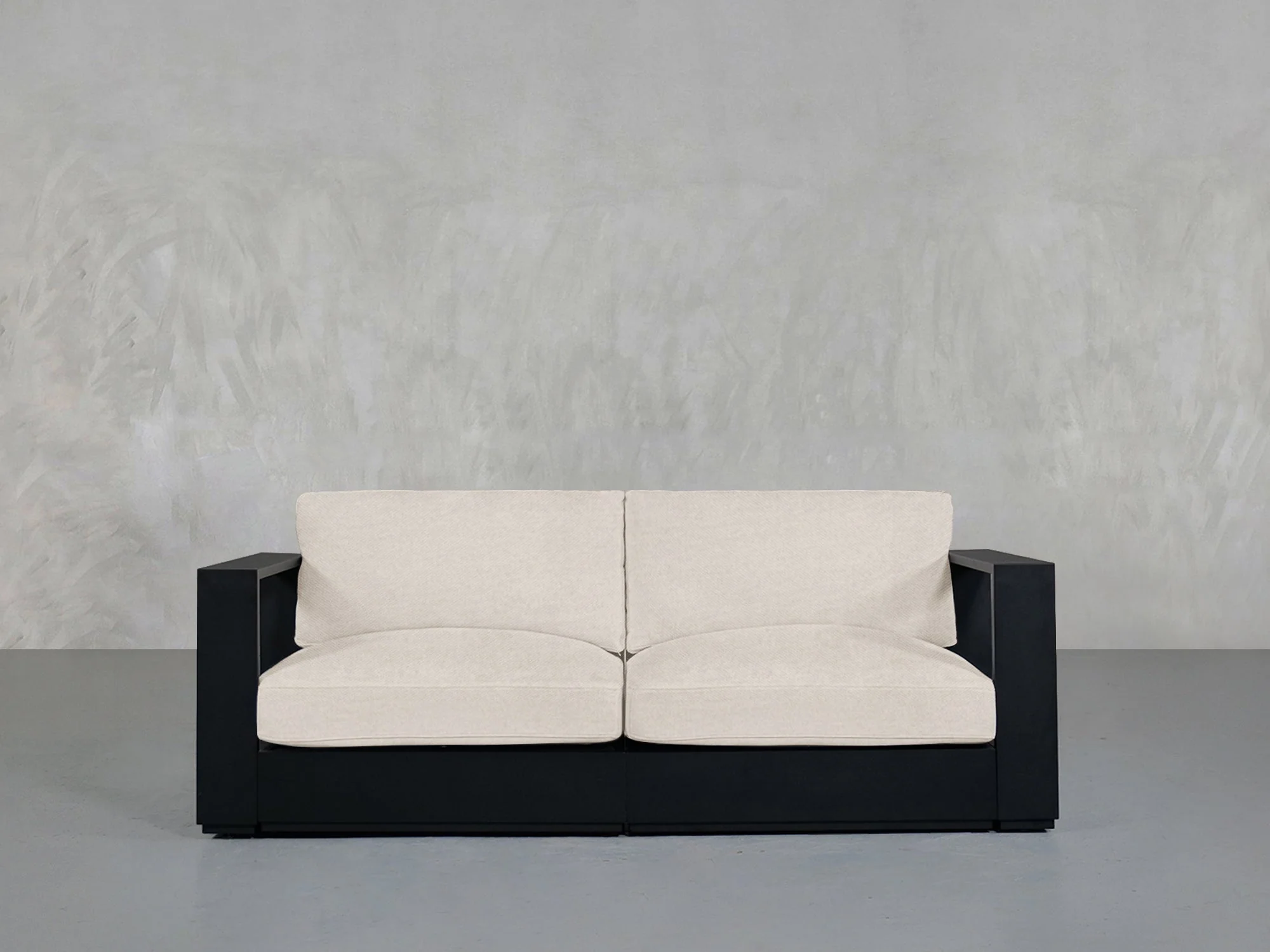 2-Seat Modular Loveseat Aluminum Outdoor - Image 9