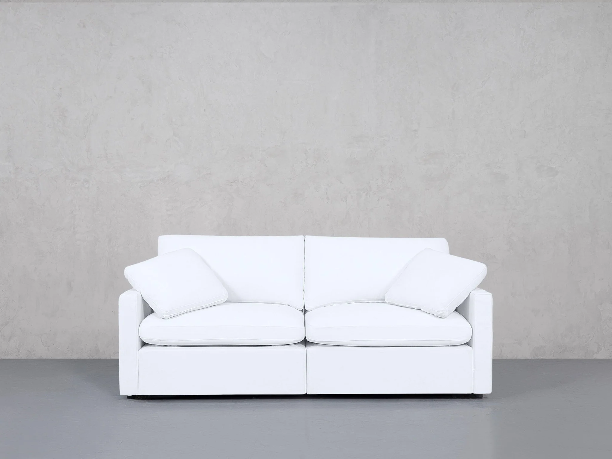 2-Seat Modular Loveseat (Thin Arms)