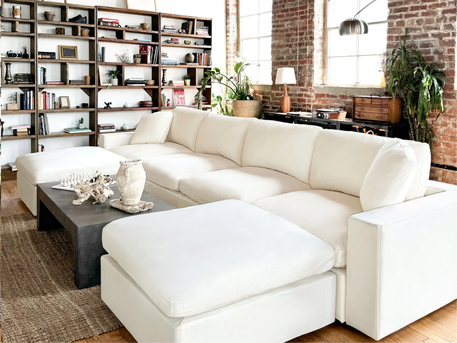 3-Seat Modular Chaise Sectional - Image 113