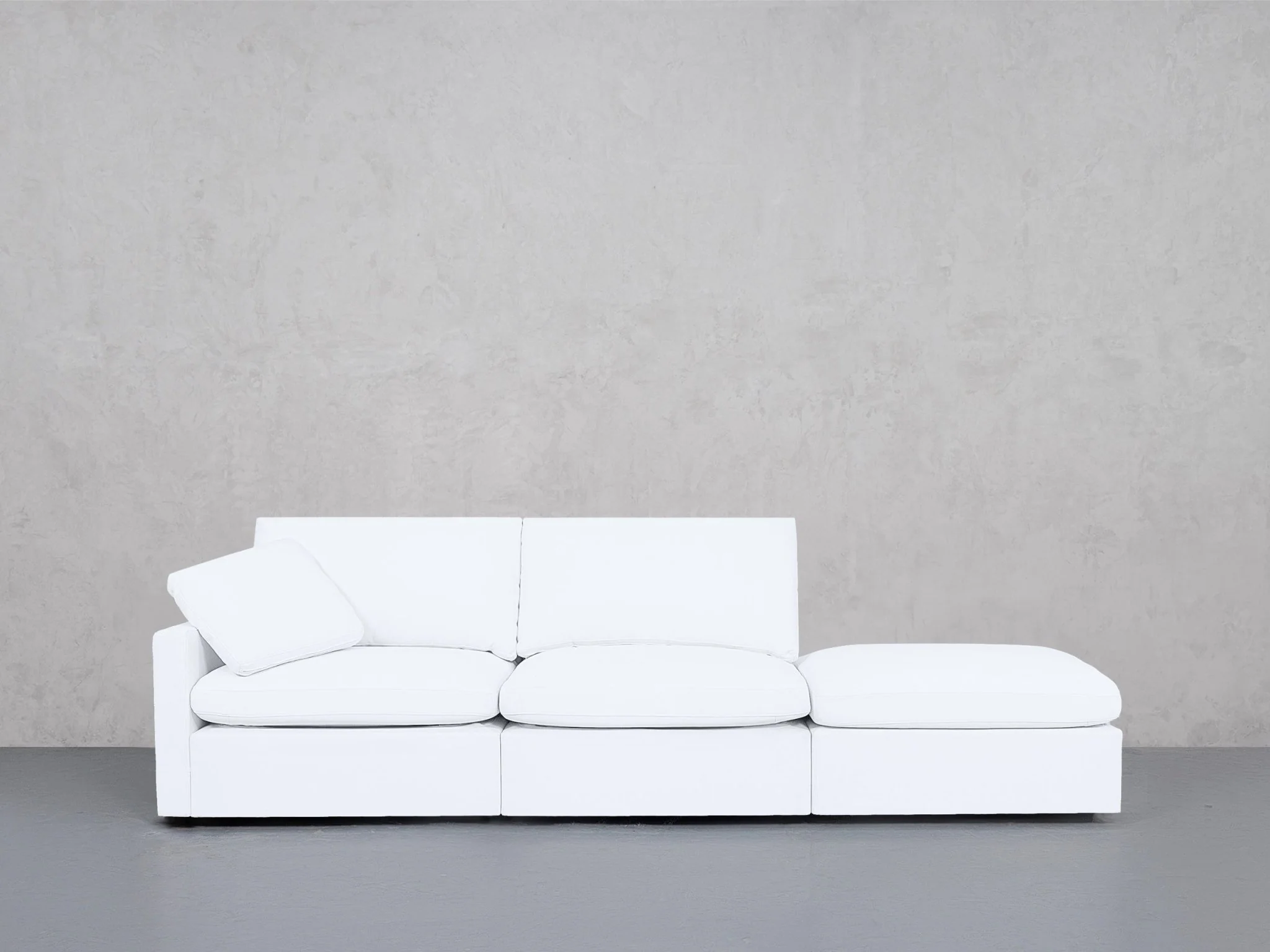 3-Seat Modular Lounger Sofa (Thin Arm)