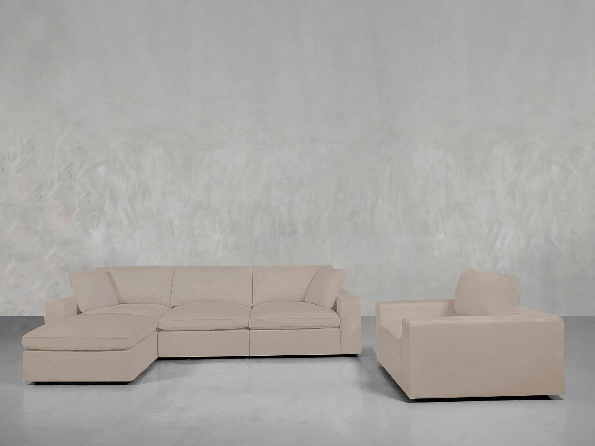 4-1 Sectional & Armchair Set - Image 101