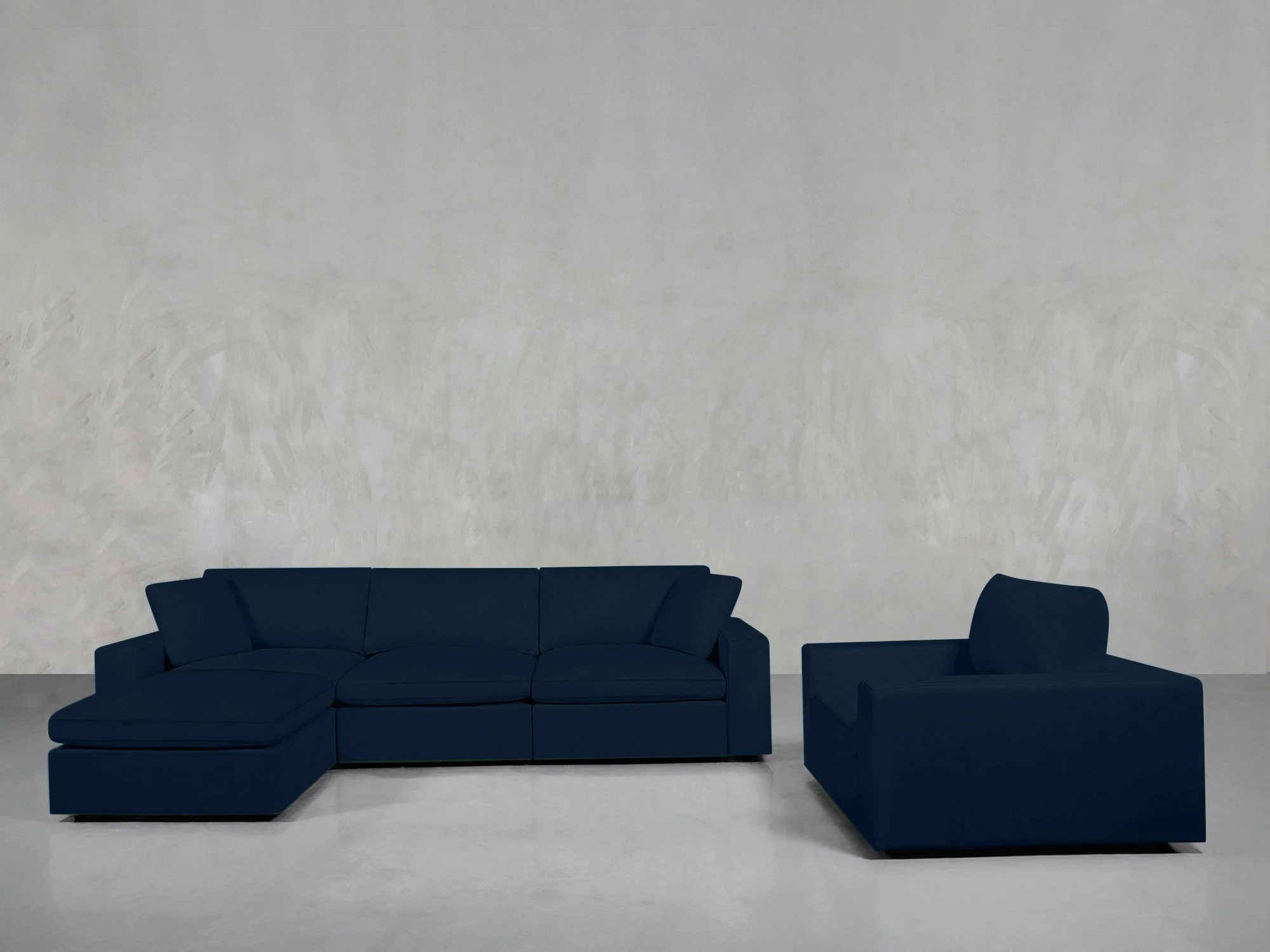 4-1 Sectional & Armchair Set - Image 133