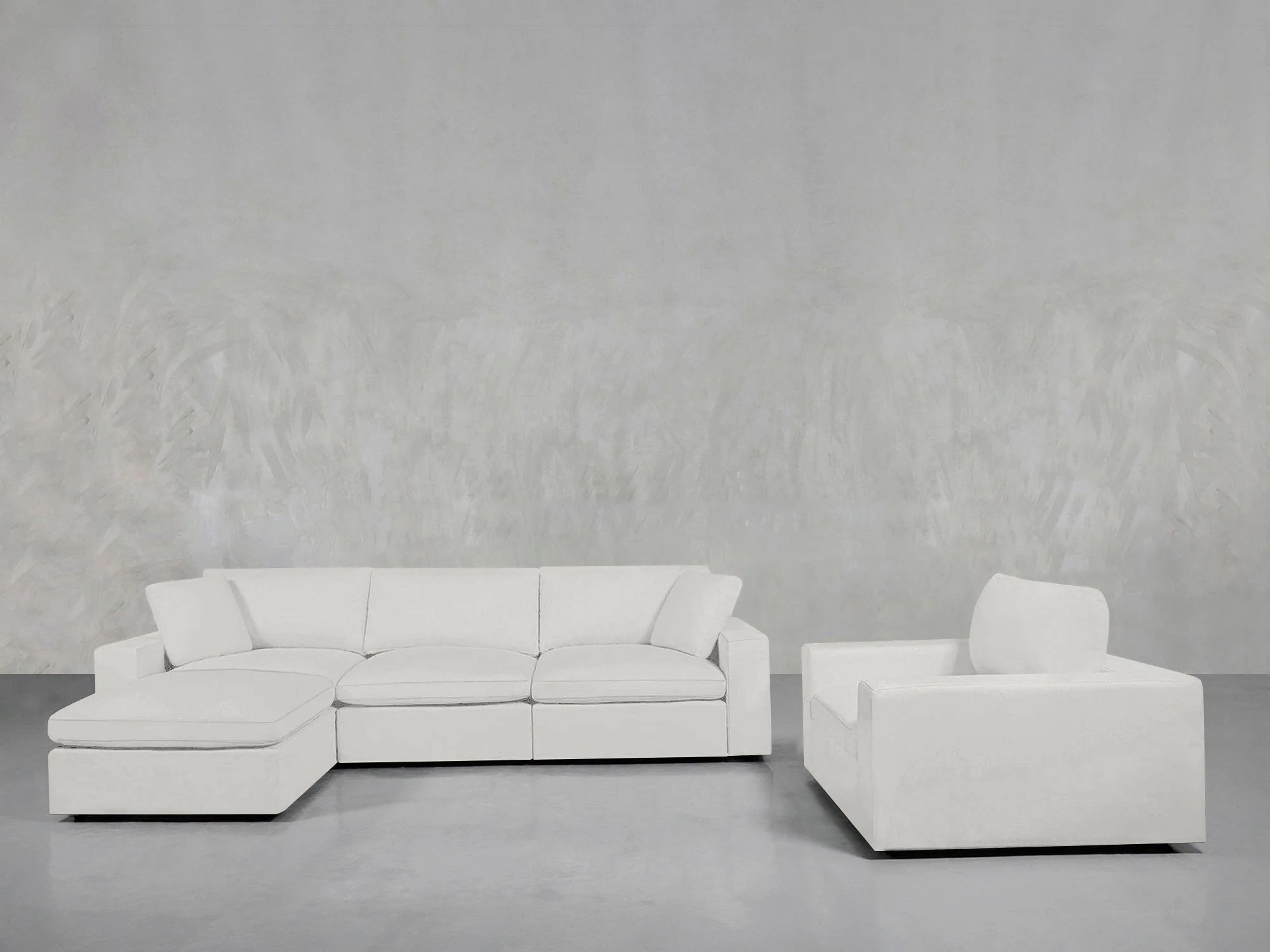 4-1 Sectional & Armchair Set - Image 141