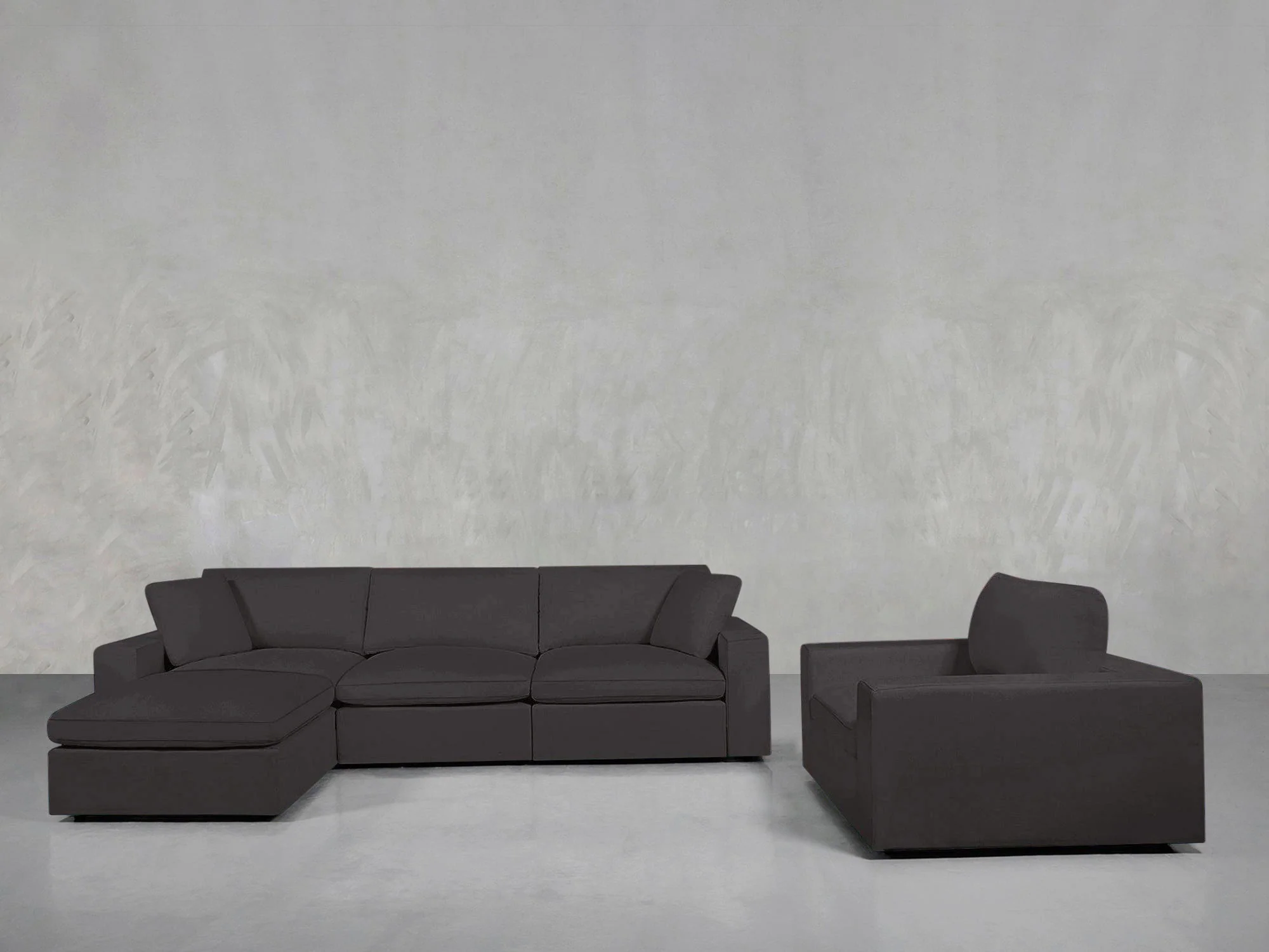 4-1 Sectional & Armchair Set - Image 149