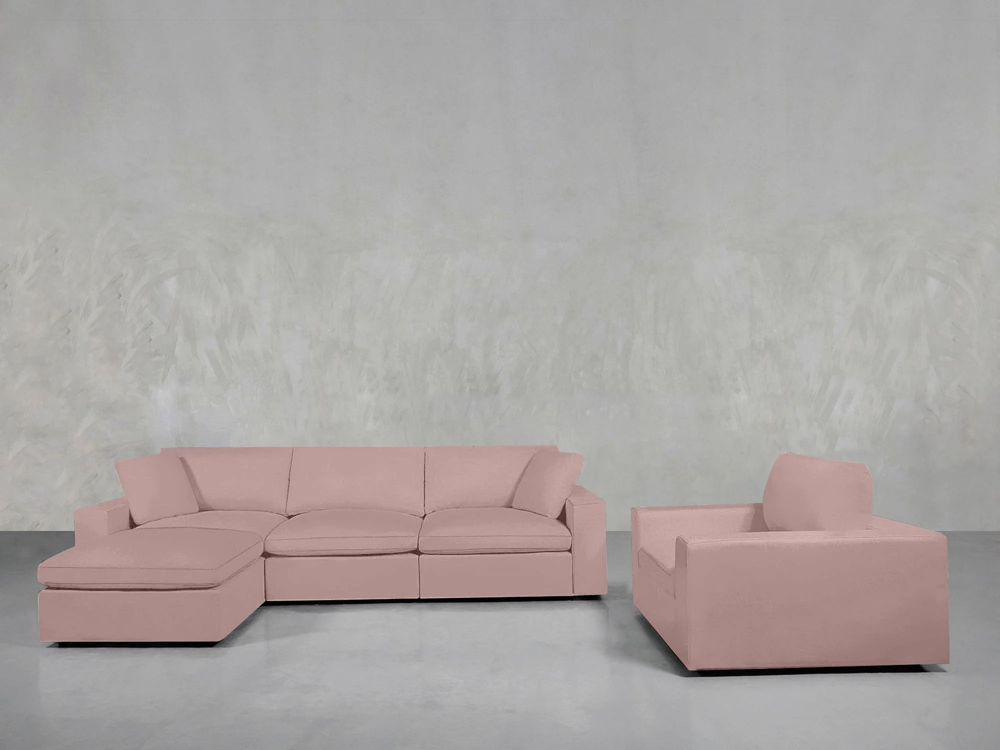4-1 Sectional & Armchair Set - Image 173