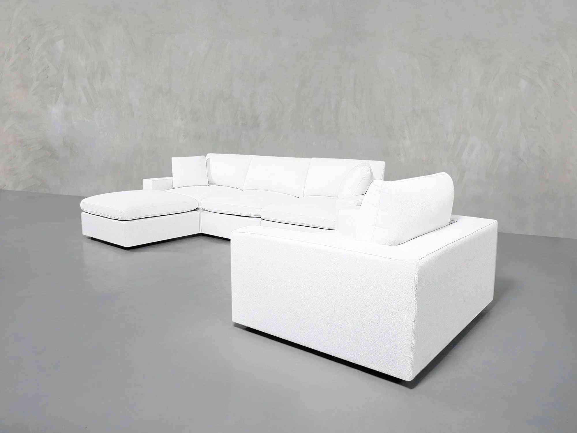 4-1 Sectional & Armchair Set - Image 2