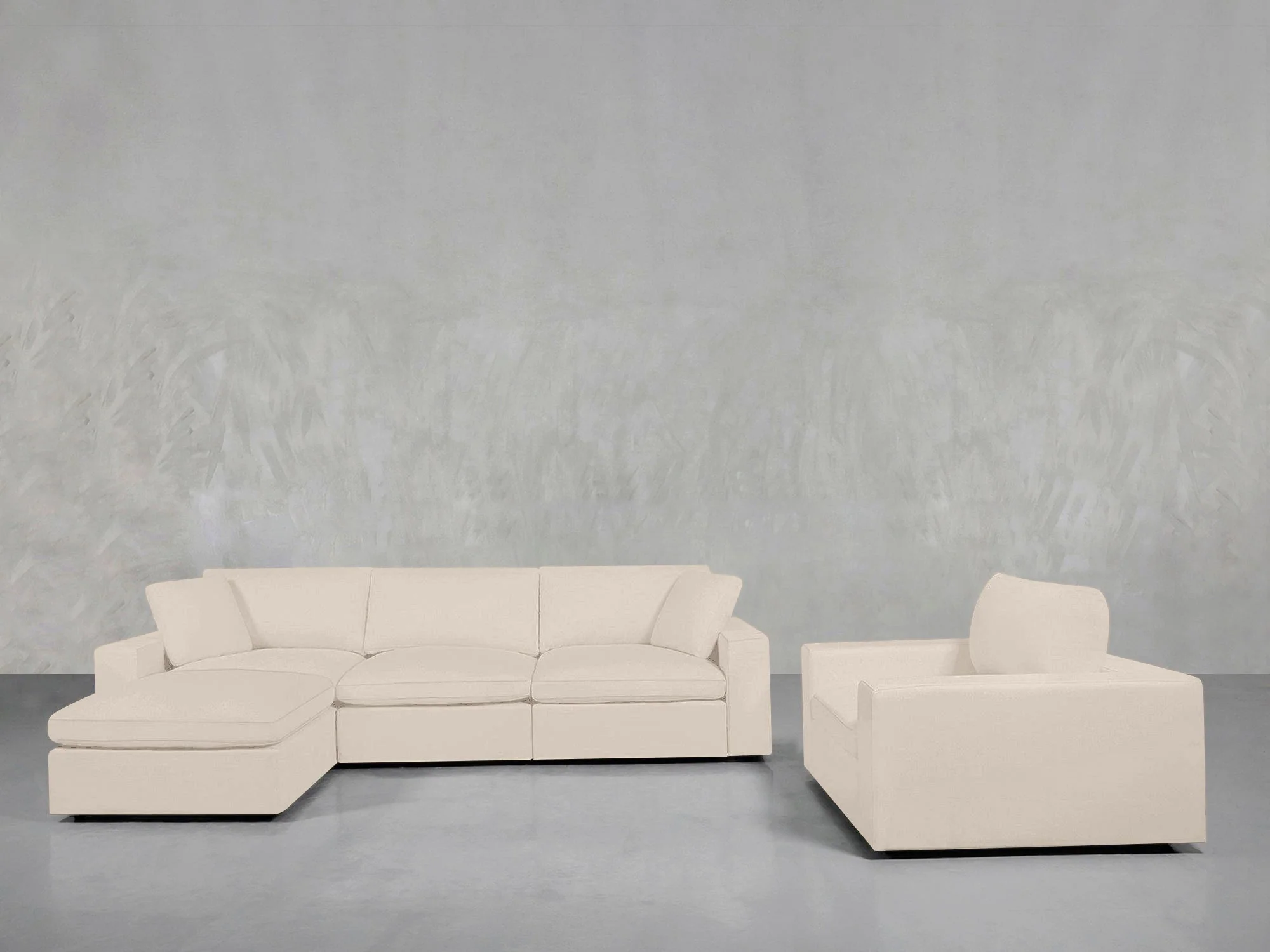 4-1 Sectional & Armchair Set - Image 85