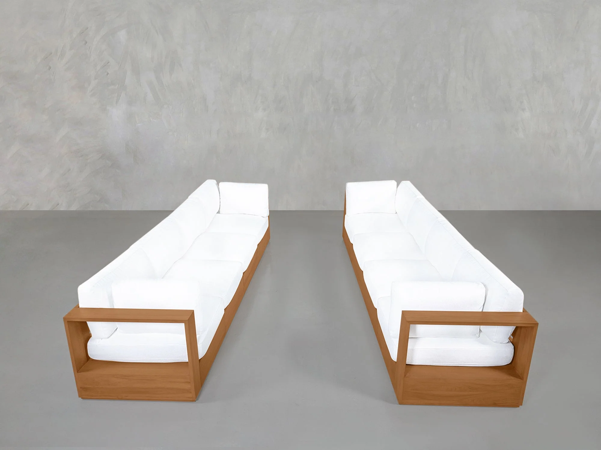 4-4 Sofa Set Teak Outdoor - Image 2