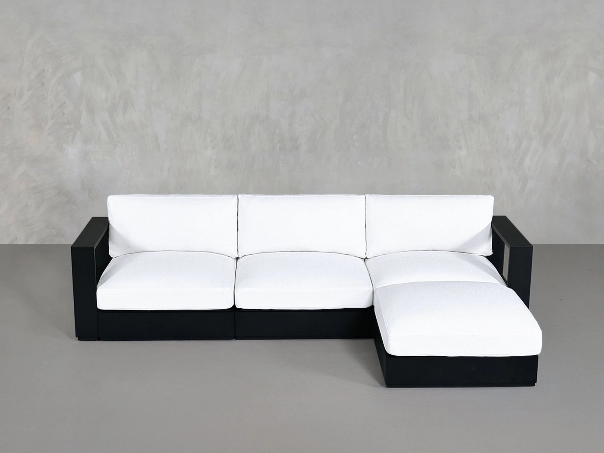 4-Seat Modular Chaise Sectional Aluminum Outdoor - Image 2