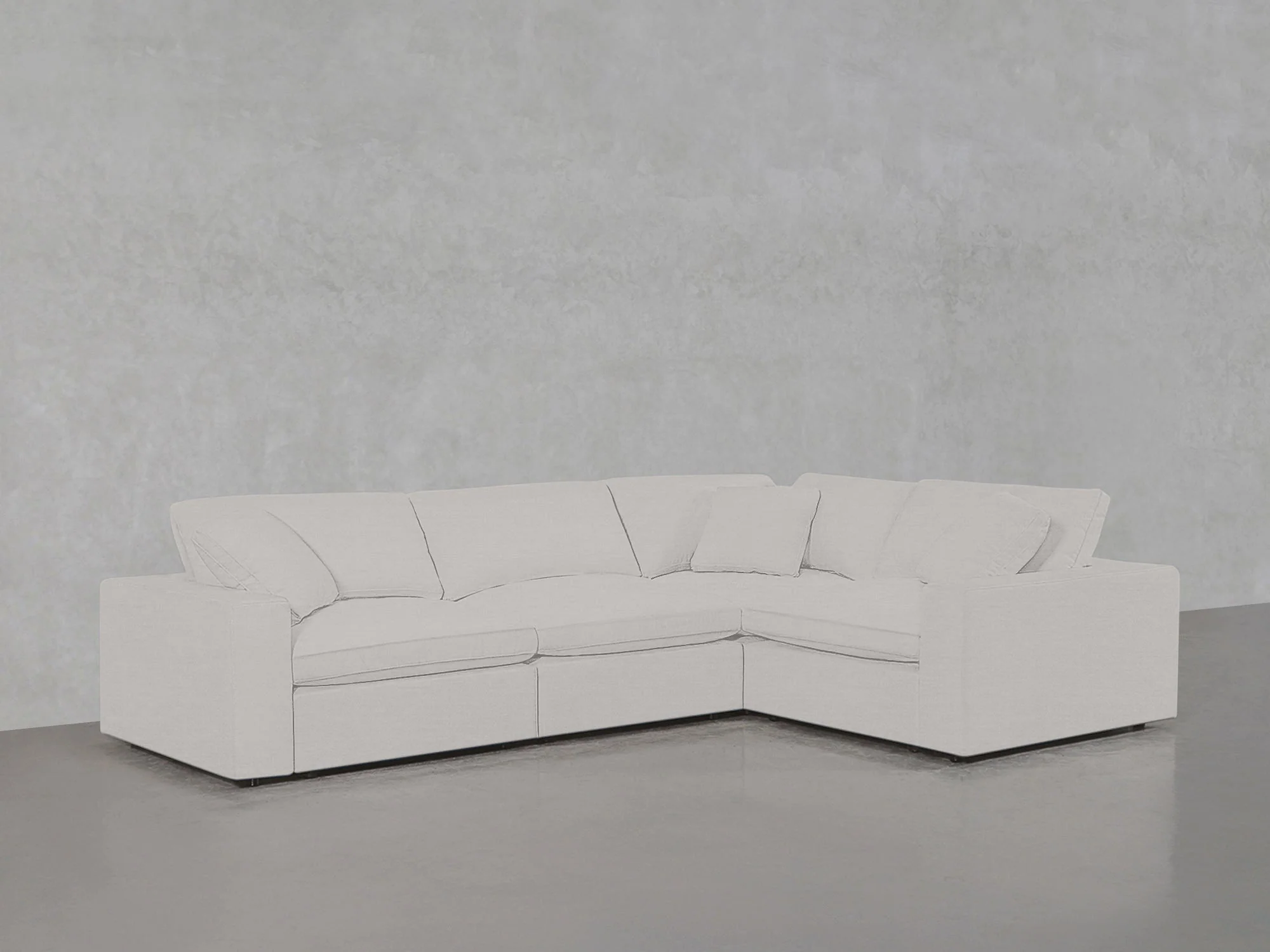 4-Seat Modular Corner Right Sectional - Image 198