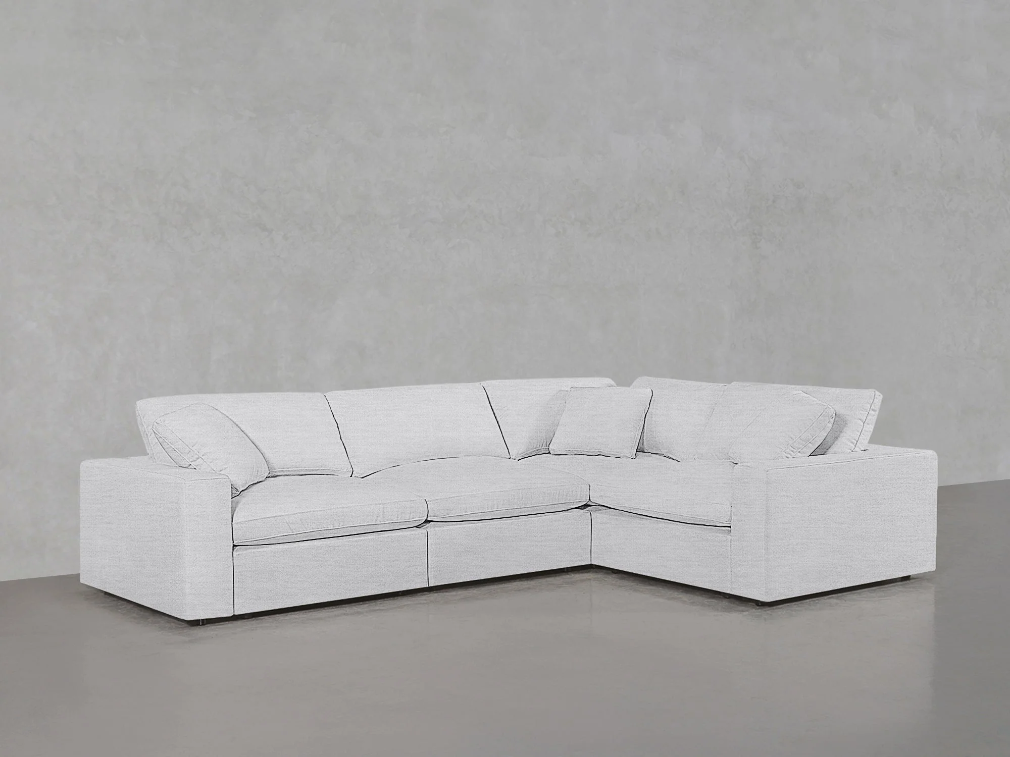 4-Seat Modular Corner Right Sectional - Image 64