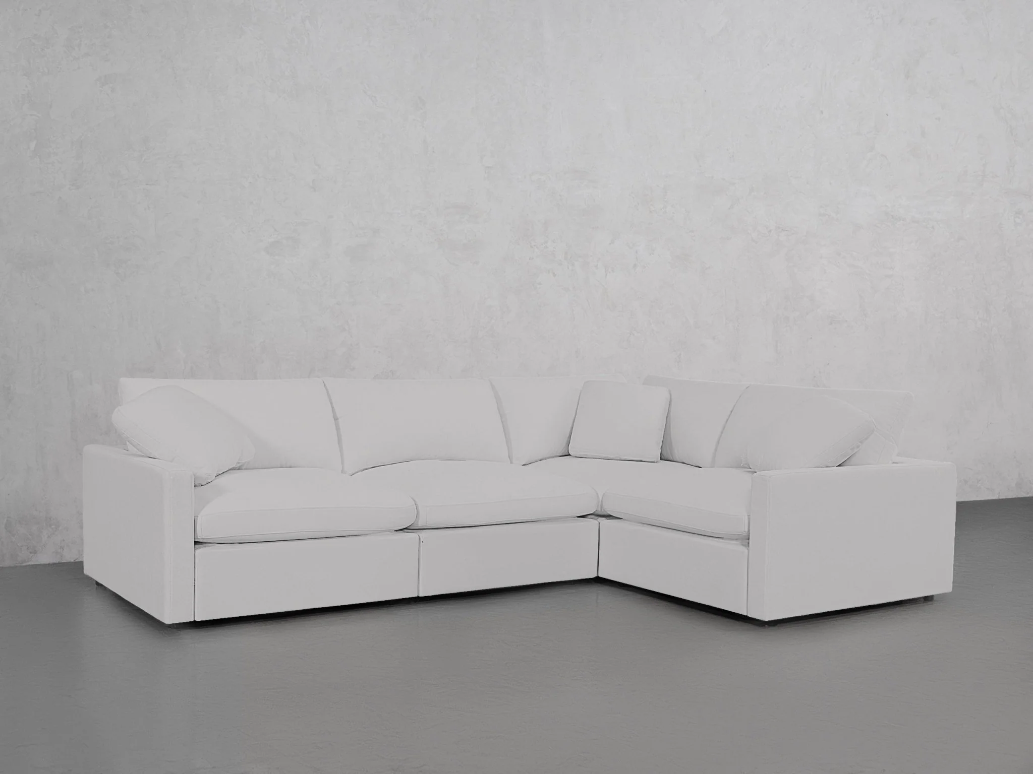 4-Seat Modular Corner Right Sectional (Thin Arms) - Image 145
