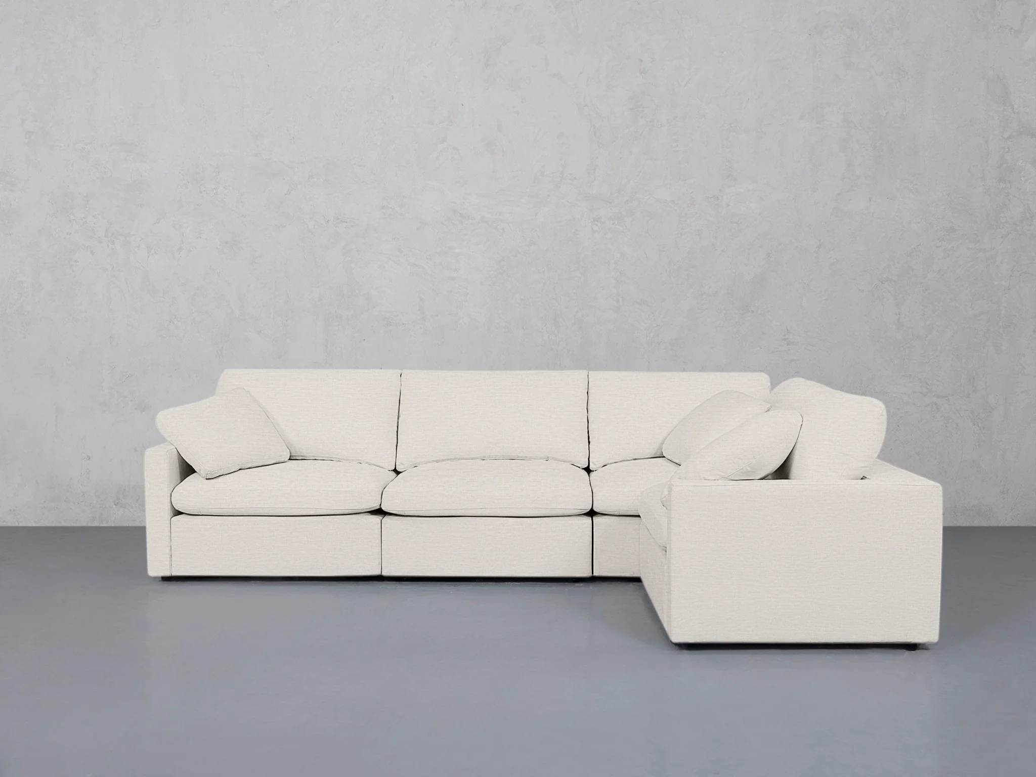 4-Seat Modular Corner Right Sectional (Thin Arms) - Image 15