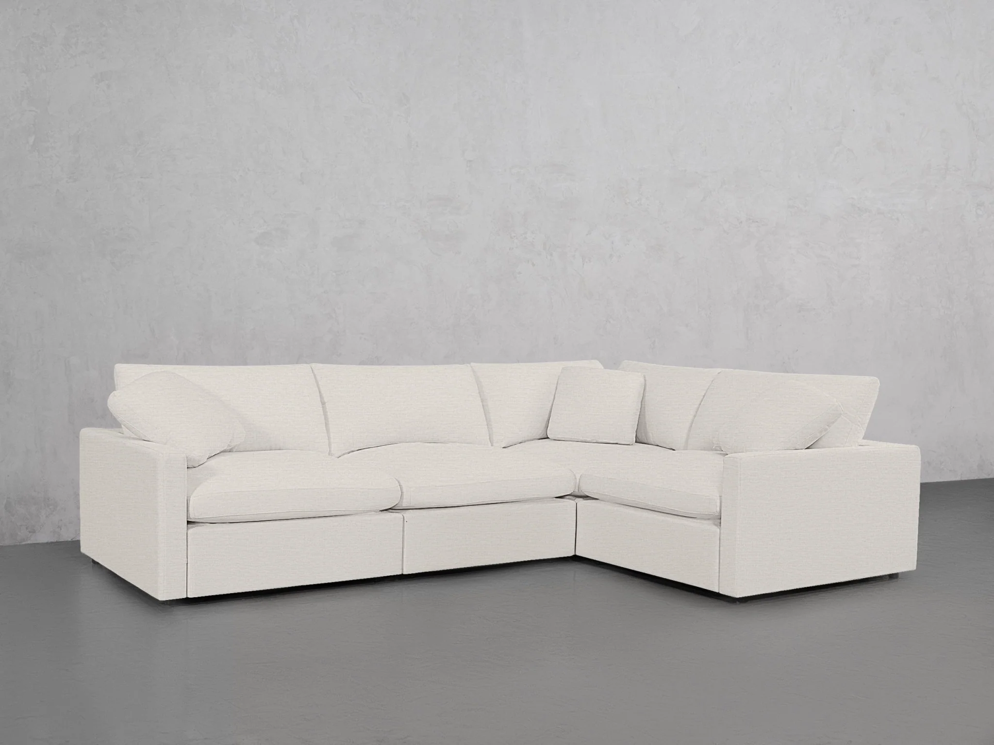 4-Seat Modular Corner Right Sectional (Thin Arms) - Image 16