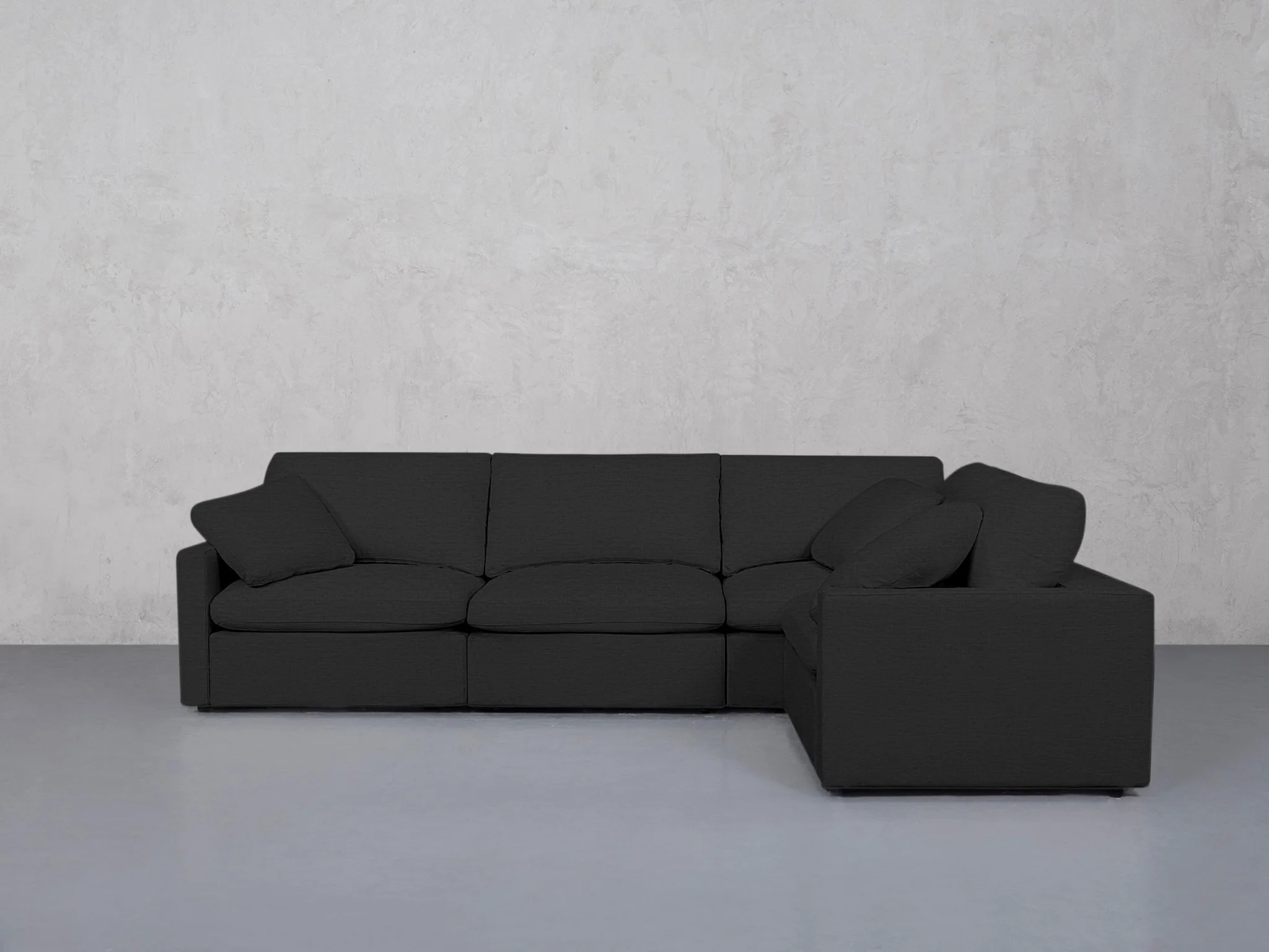 4-Seat Modular Corner Right Sectional (Thin Arms) - Image 36