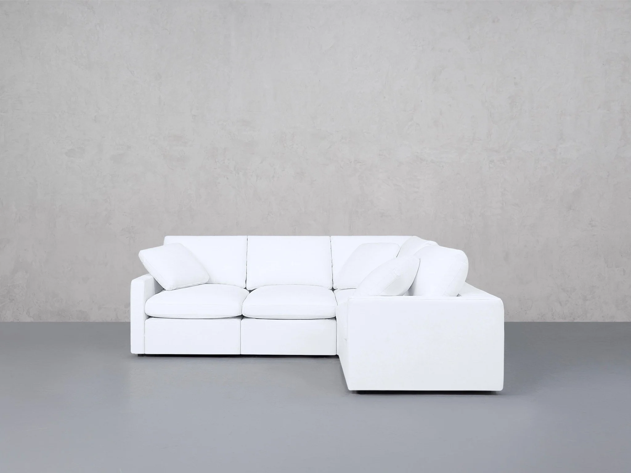 4-Seat Modular Corner Right Sectional (Thin Arms) - Image 4