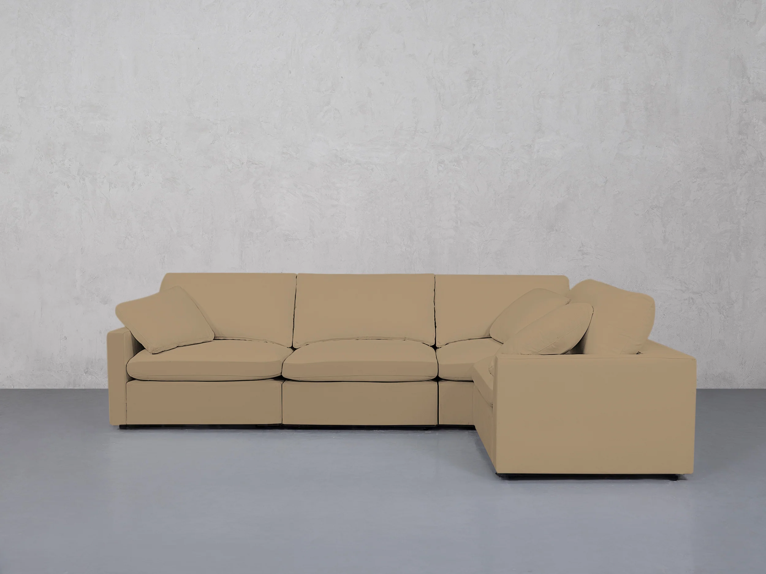 4-Seat Modular Corner Right Sectional (Thin Arms) - Image 57