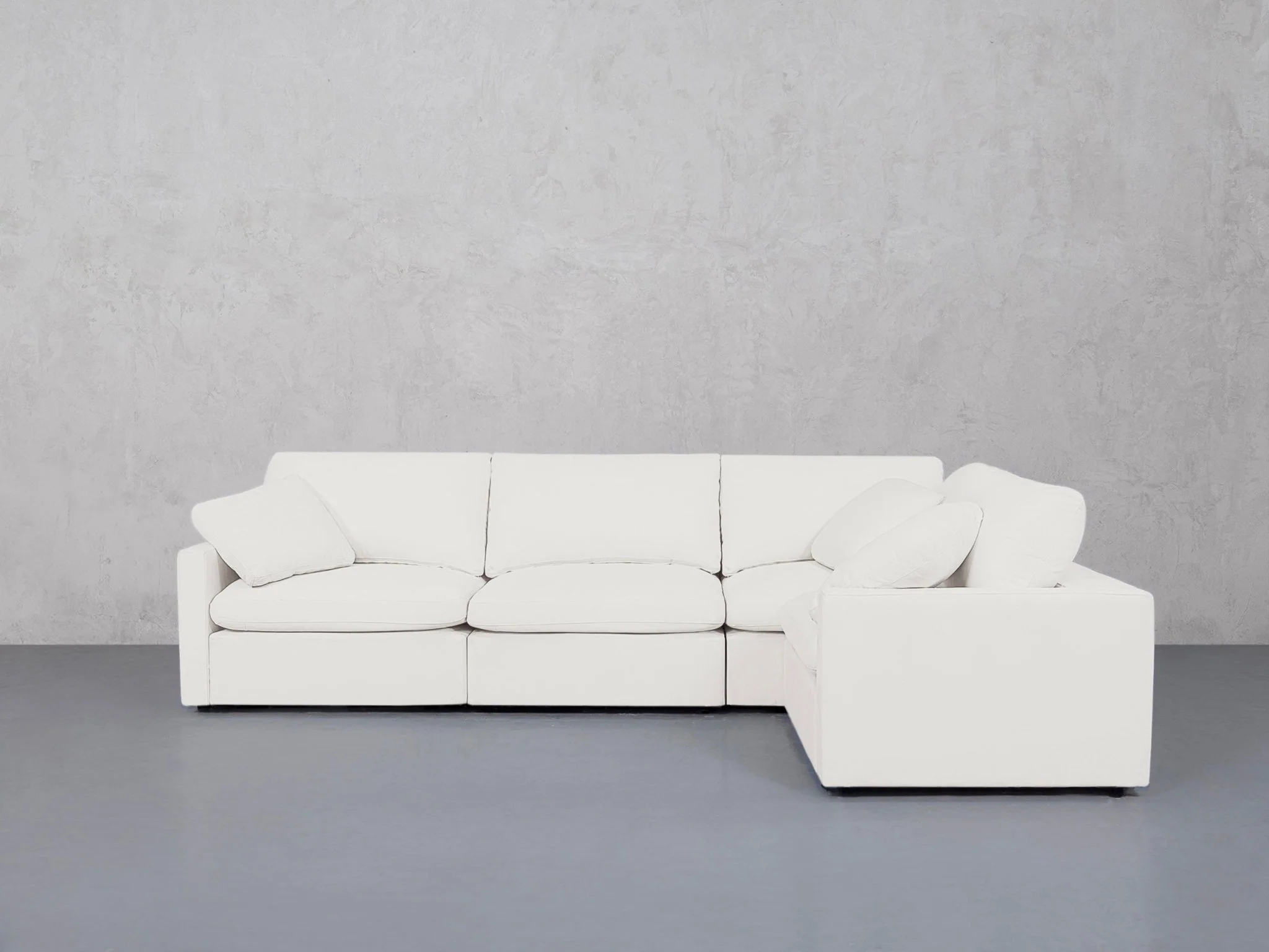 4-Seat Modular Corner Right Sectional (Thin Arms) - Image 8