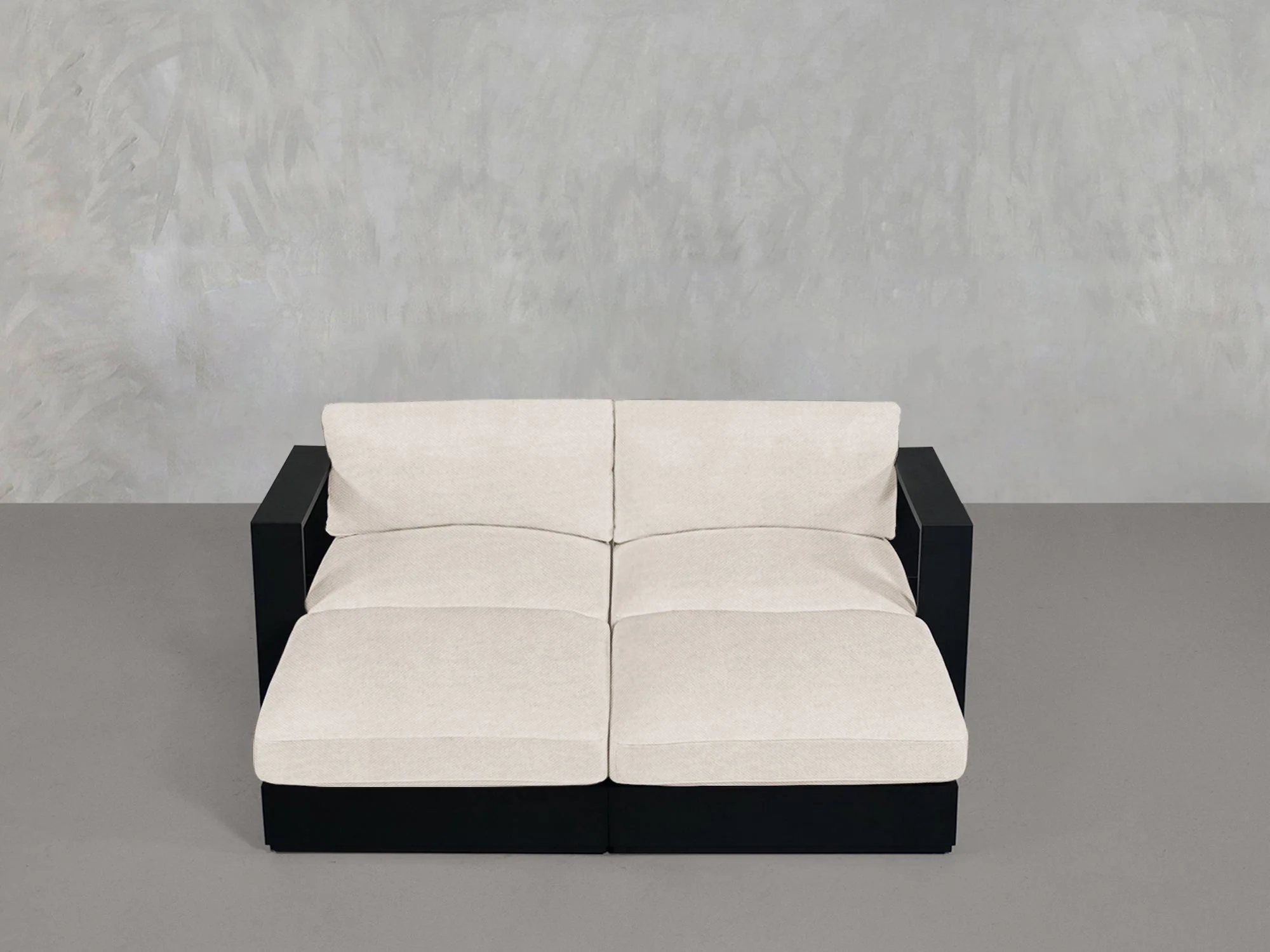 4-Seat Modular Daybed Aluminum Outdoor - Image 9