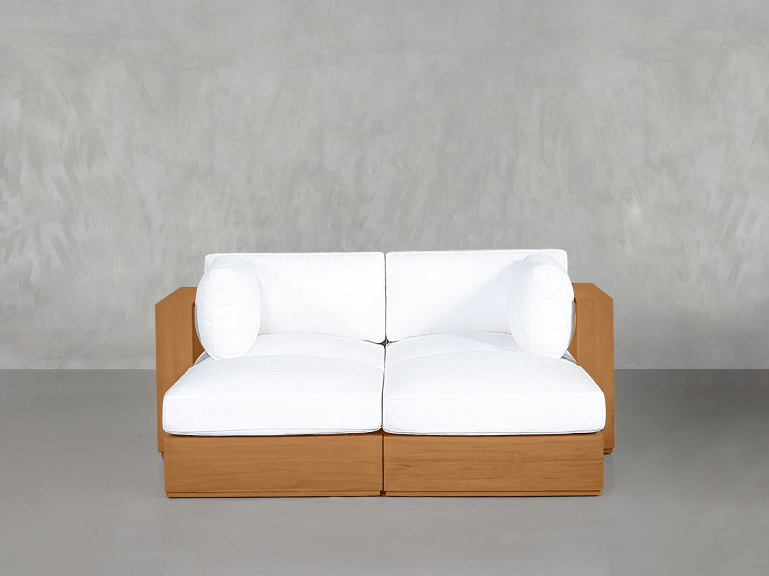 4-Seat Modular Daybed Teak Outdoor - Image 2