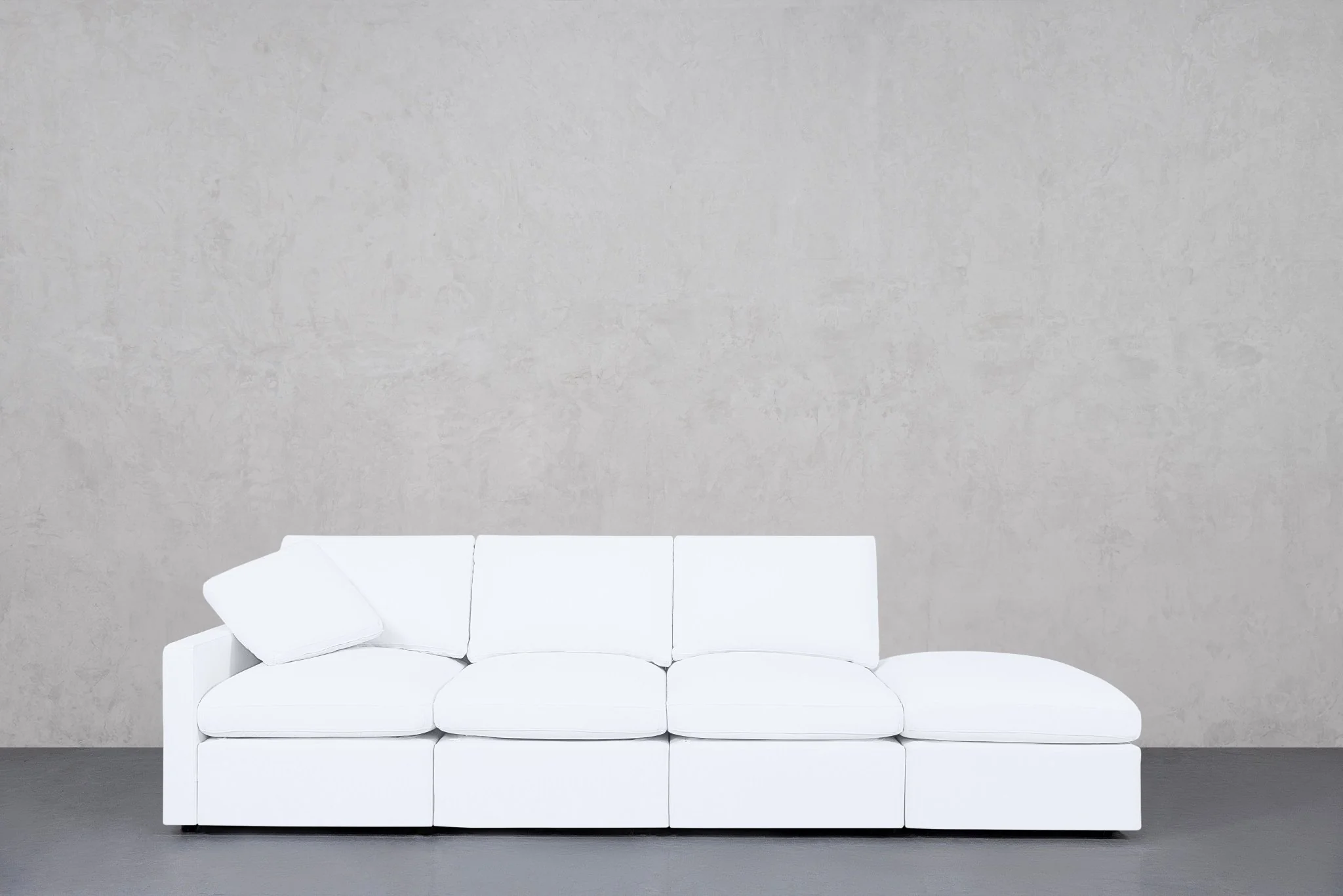 4-Seat Modular Lounger Sofa (Thin Arm) - Image 4