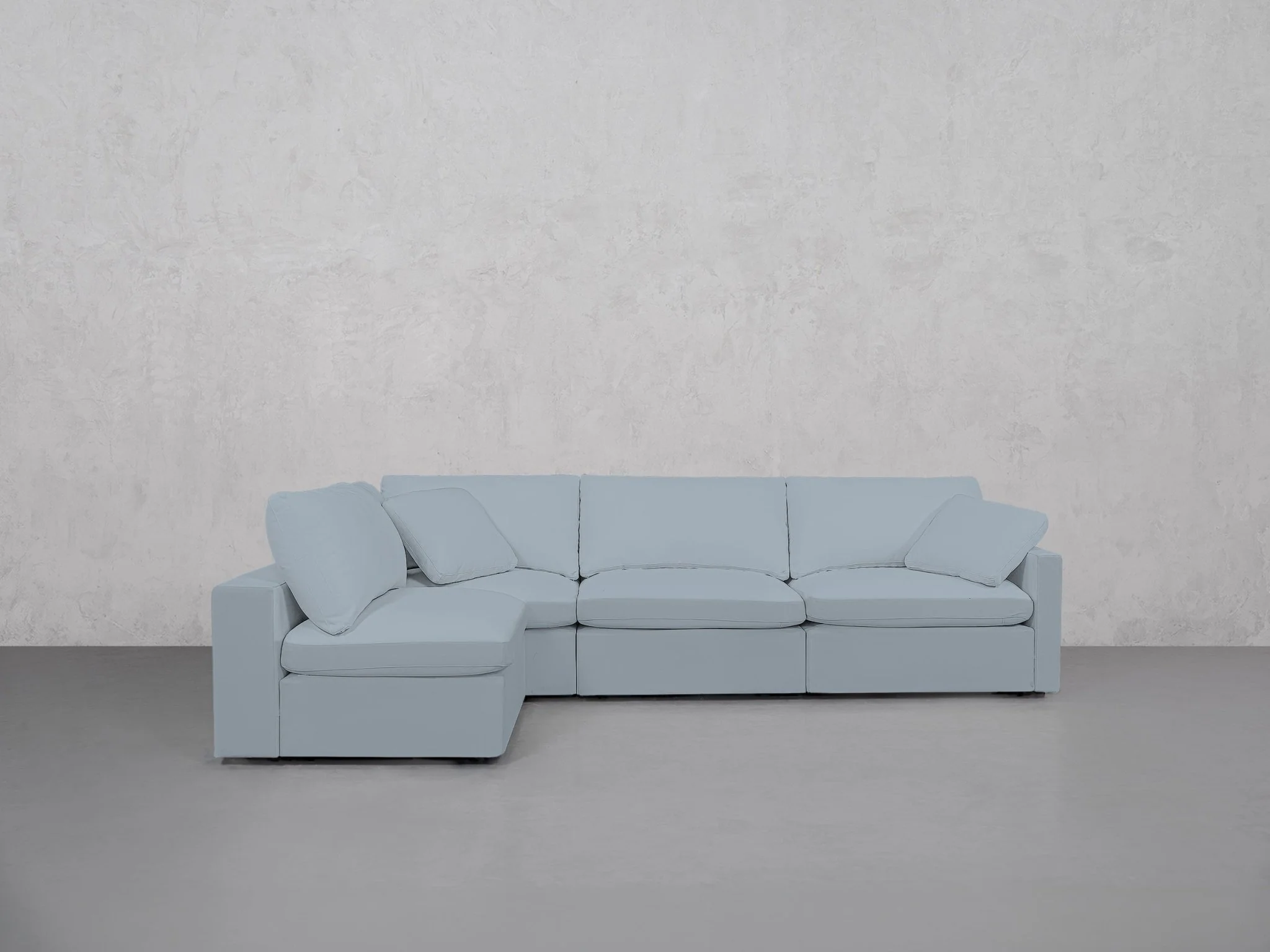 4-Seat Modular Open Corner Sectional (Thin Arm) - Image 120