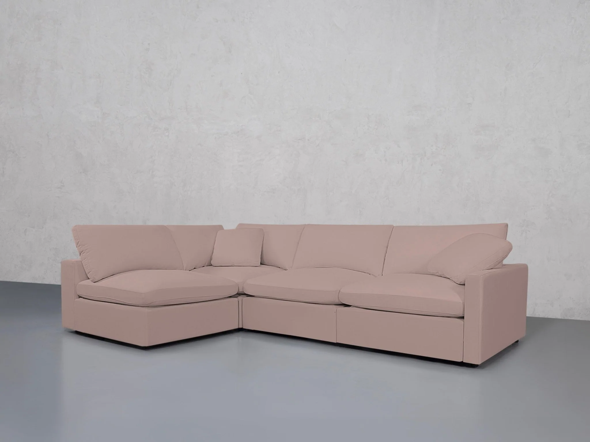 4-Seat Modular Open Corner Sectional (Thin Arm) - Image 128