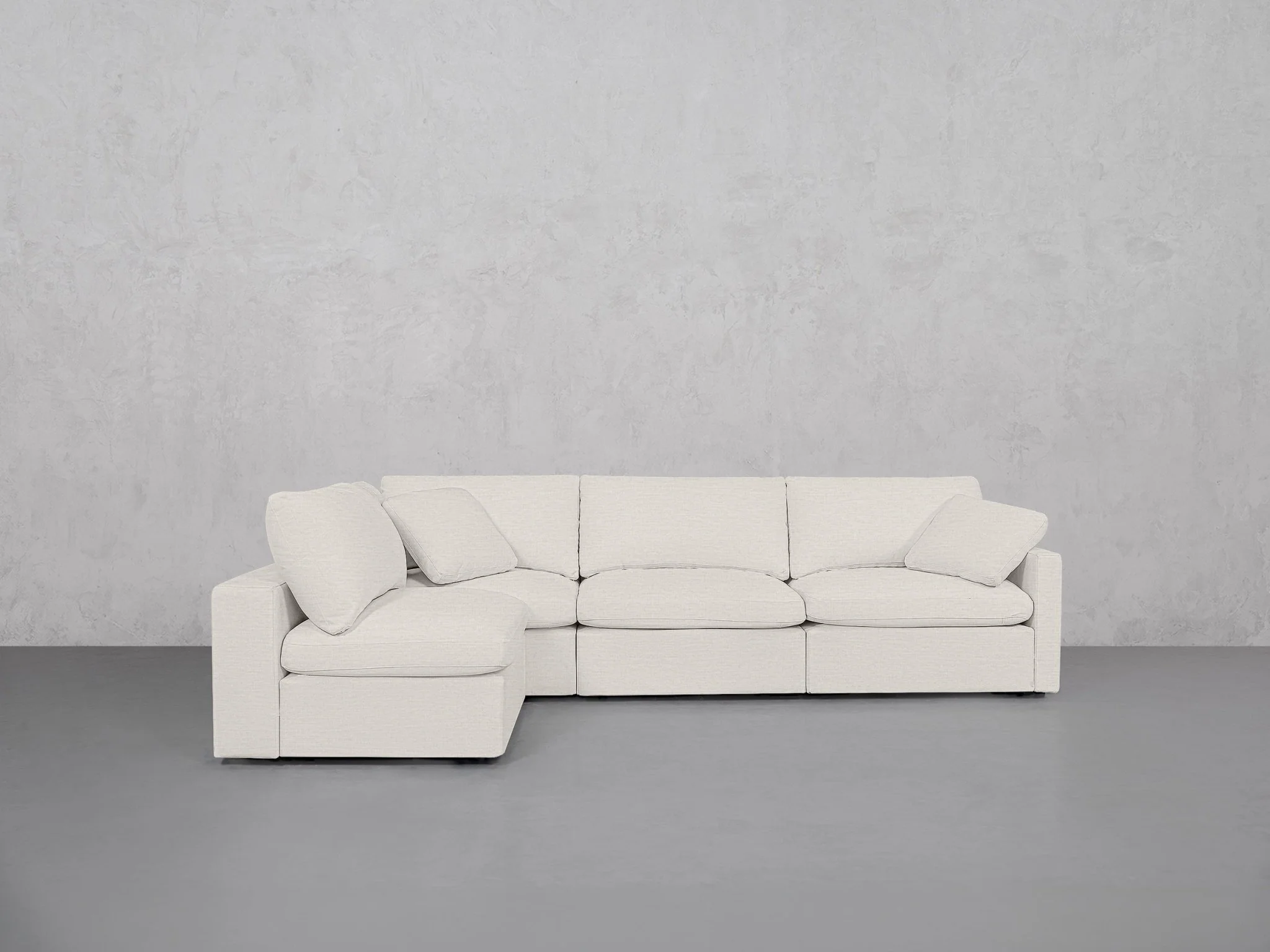 4-Seat Modular Open Corner Sectional (Thin Arm) - Image 15