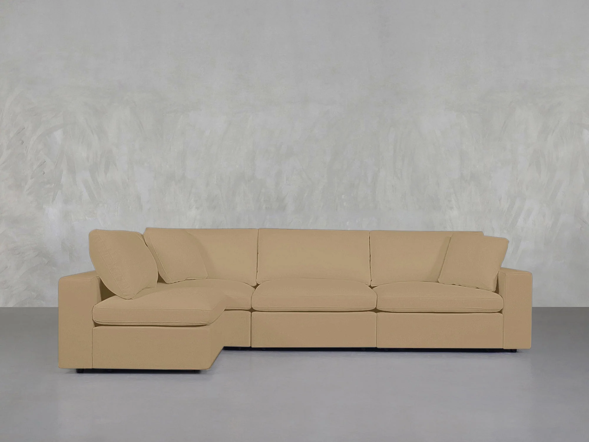 4-Seat Modular Open Corner Sectional - Image 128
