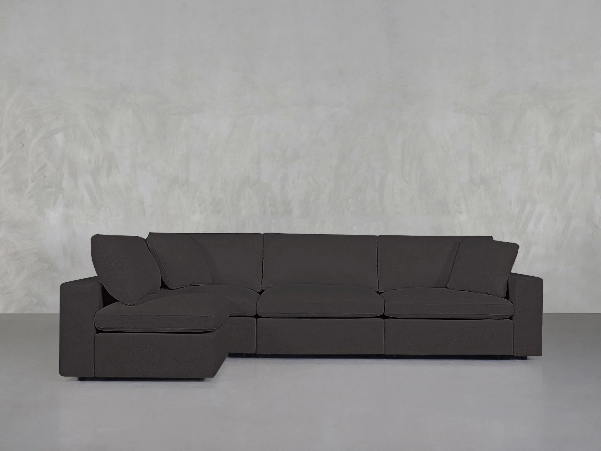 4-Seat Modular Open Corner Sectional - Image 207