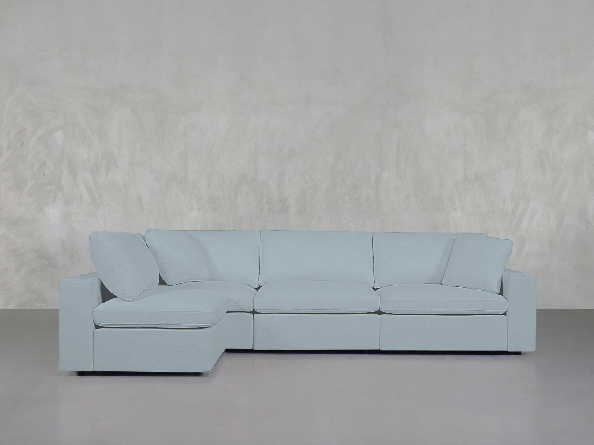 4-Seat Modular Open Corner Sectional - Image 227