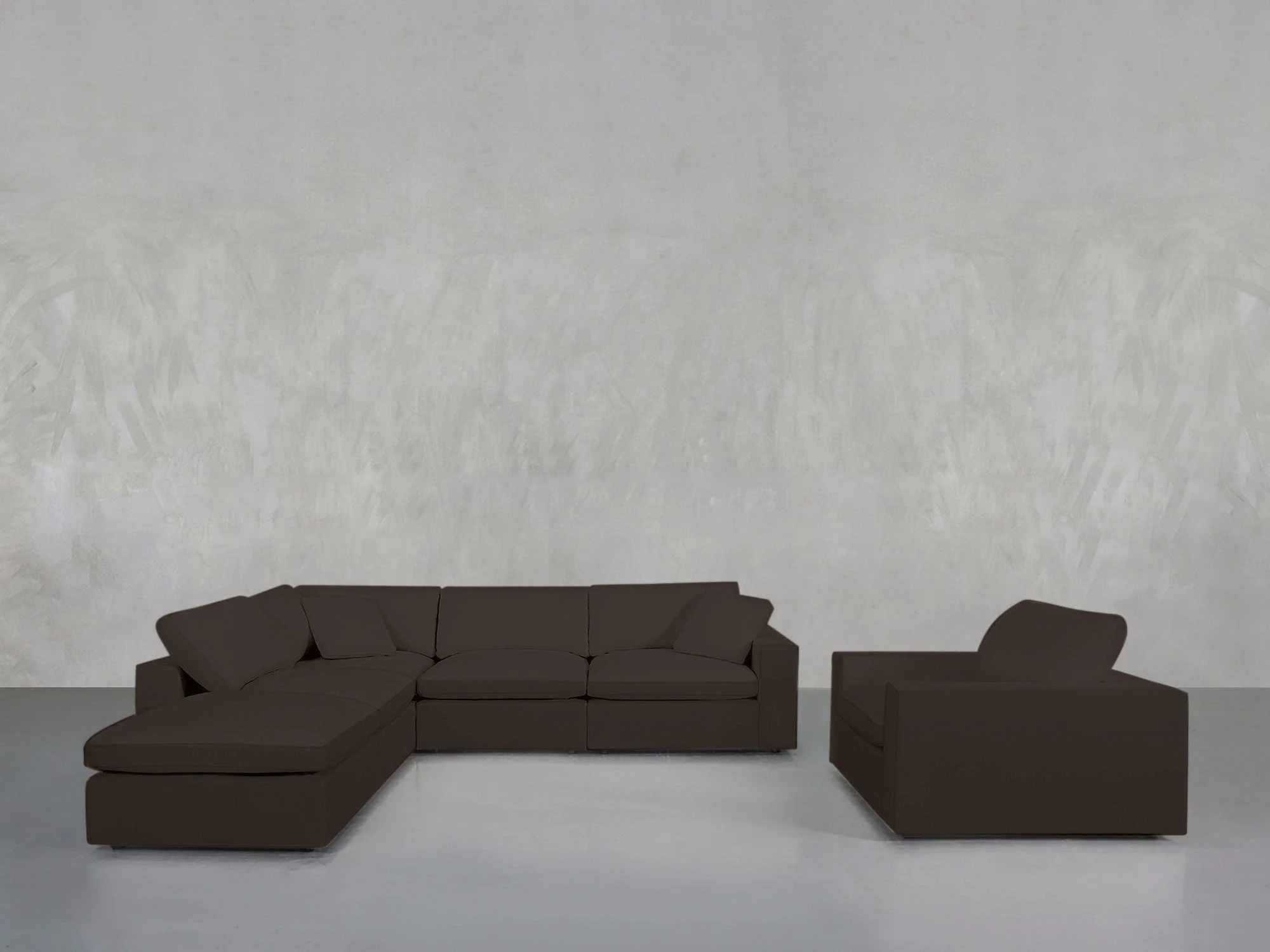 5-1 Sectional & Armchair Set - Image 109