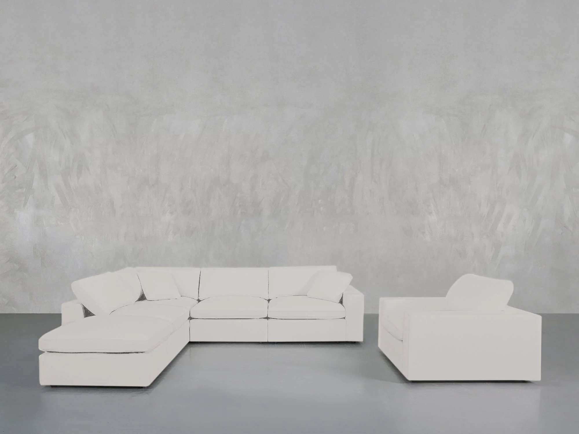 5-1 Sectional & Armchair Set - Image 142