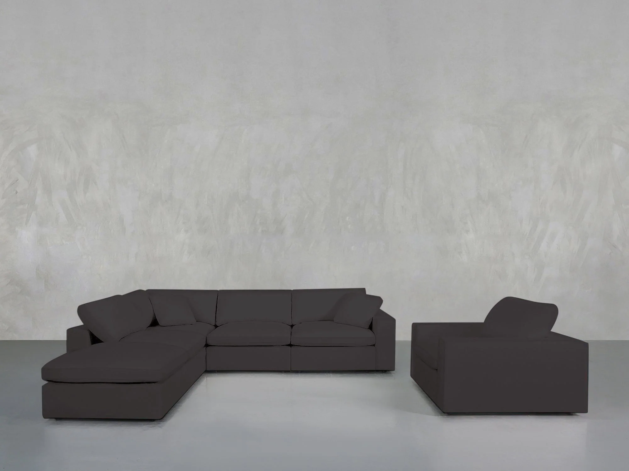 5-1 Sectional & Armchair Set - Image 150
