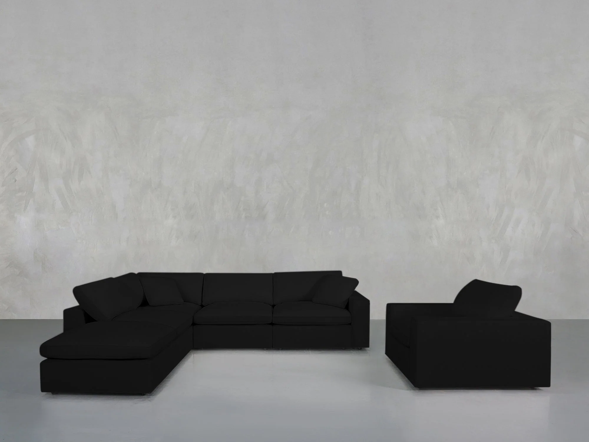 5-1 Sectional & Armchair Set - Image 155
