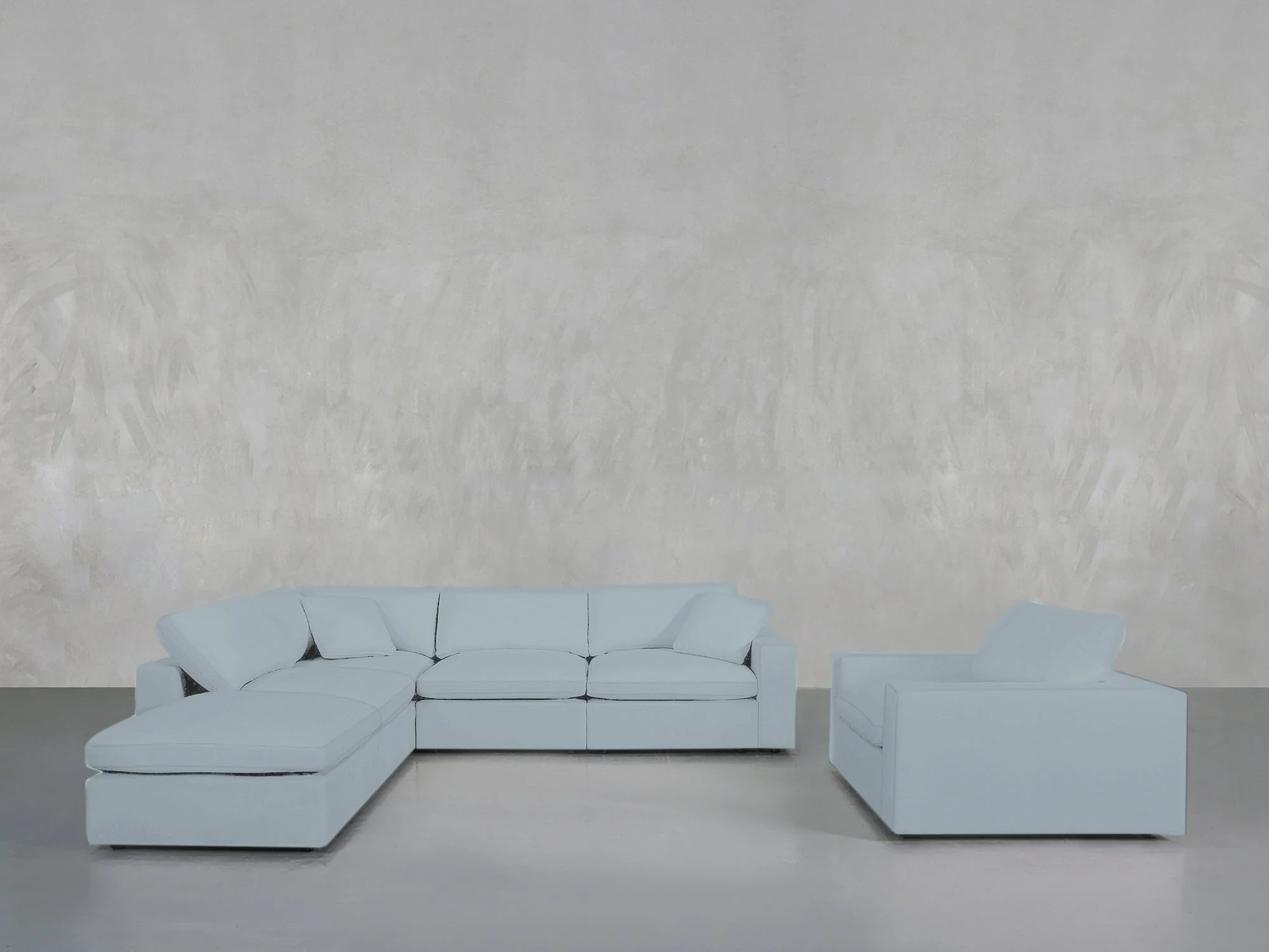 5-1 Sectional & Armchair Set - Image 165