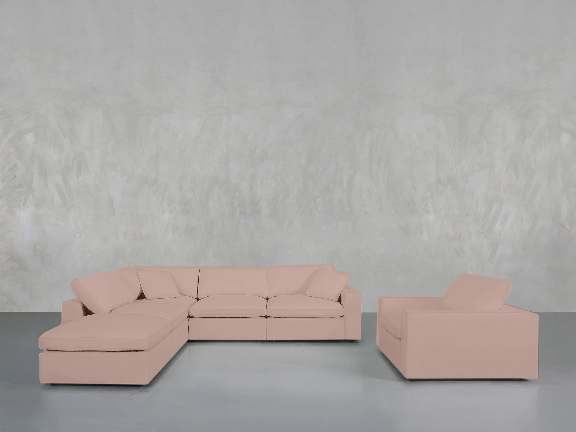 5-1 Sectional & Armchair Set - Image 173