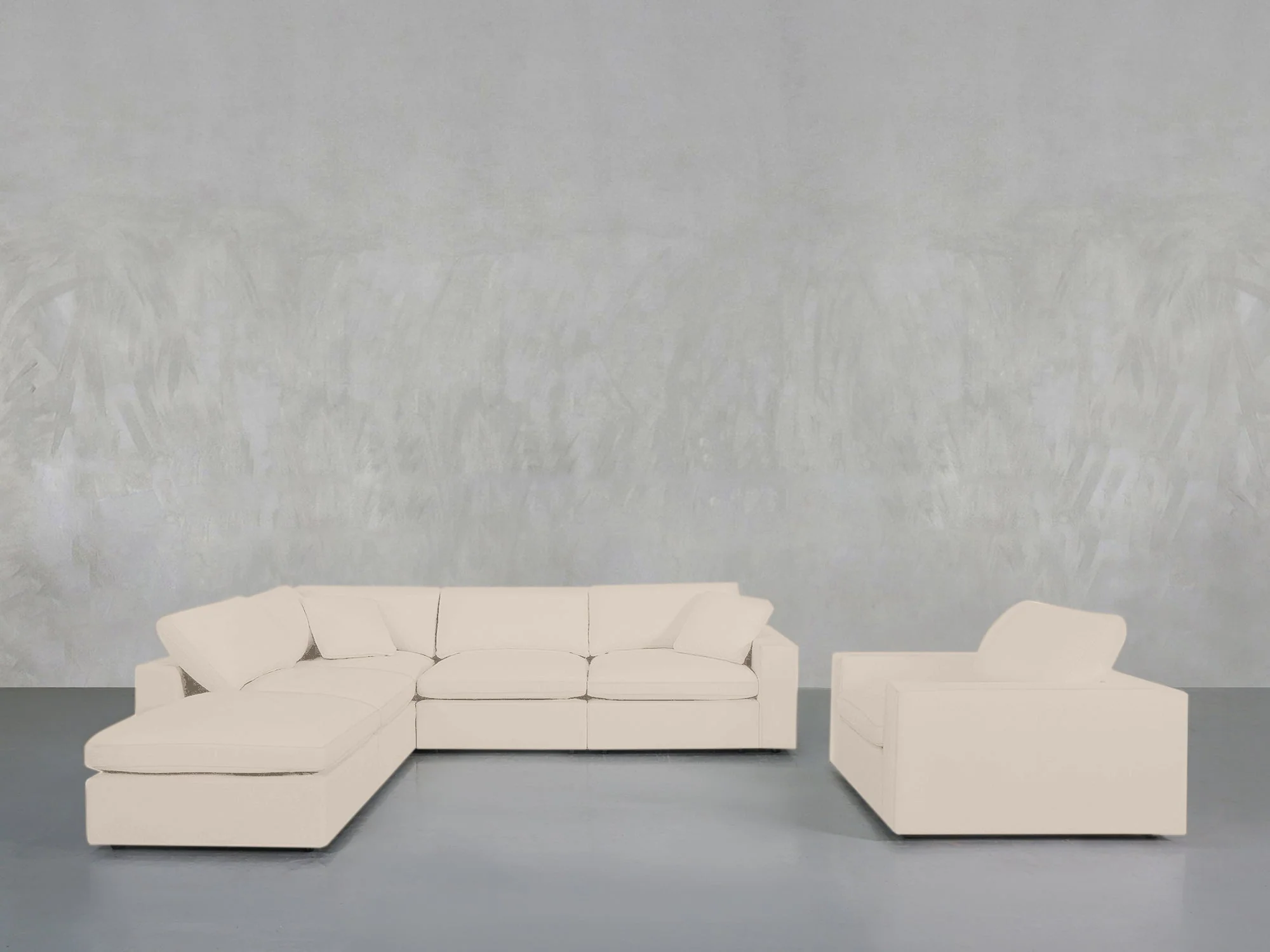 5-1 Sectional & Armchair Set - Image 85