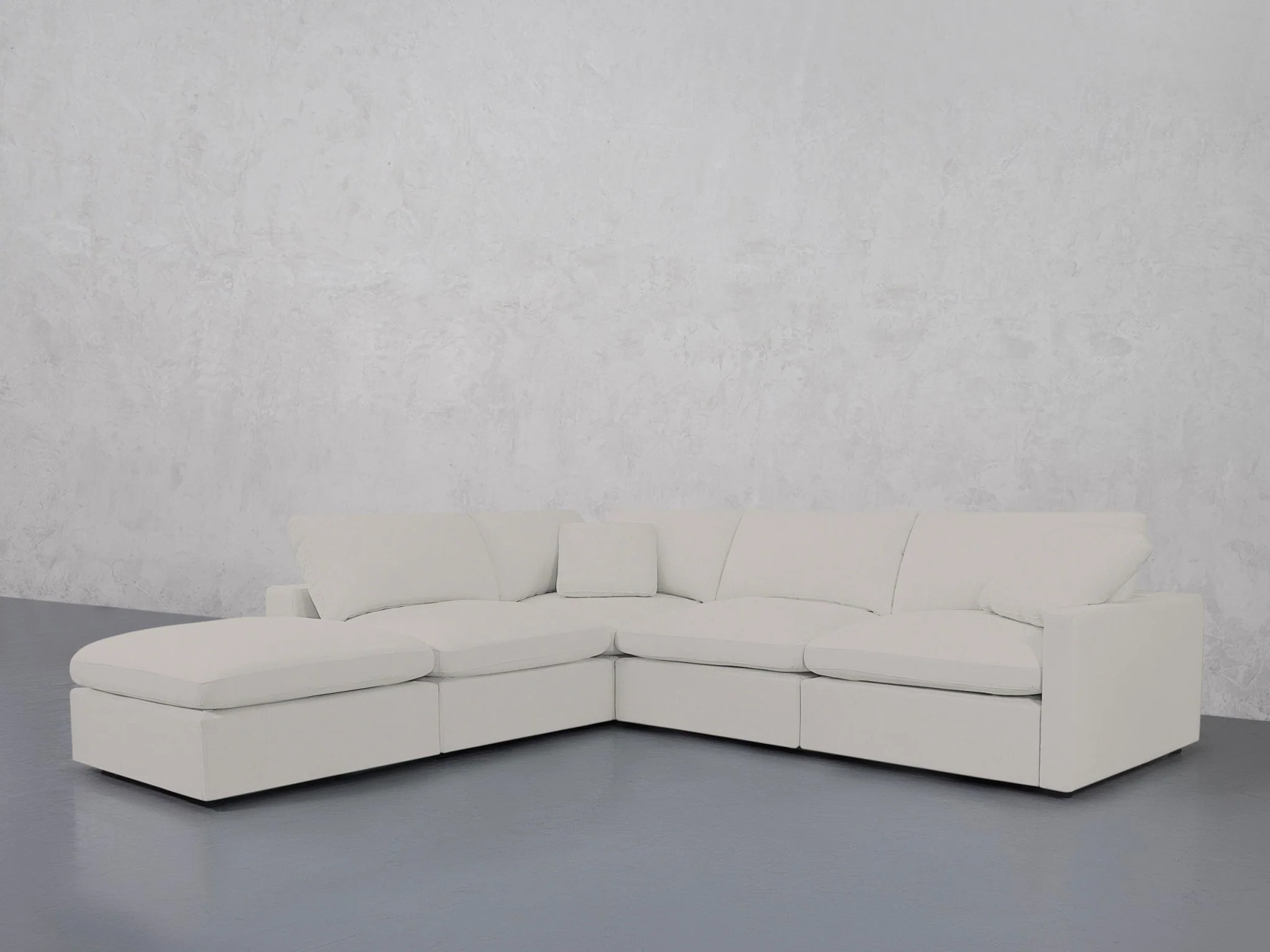 5-Seat Modular Corner Lounger Sectional (Thin Arms) - Image 100