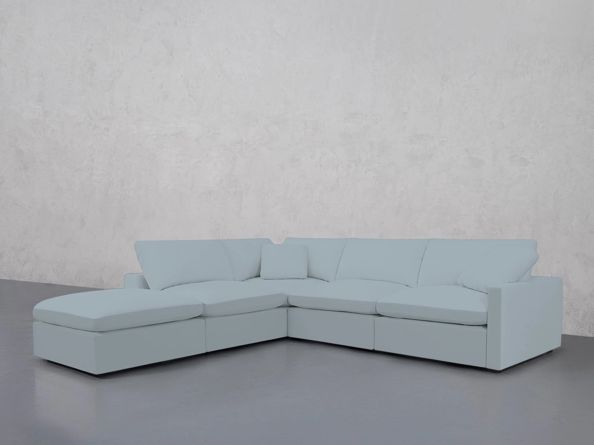 5-Seat Modular Corner Lounger Sectional (Thin Arms) - Image 121
