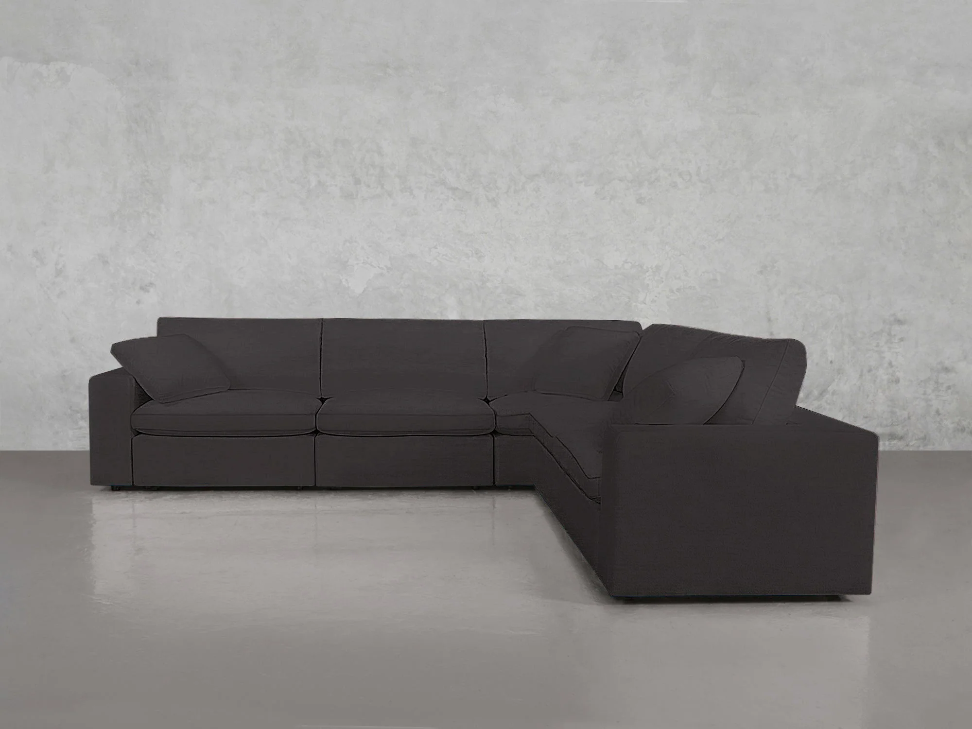 5-Seat Modular Corner Right Sectional - Image 205