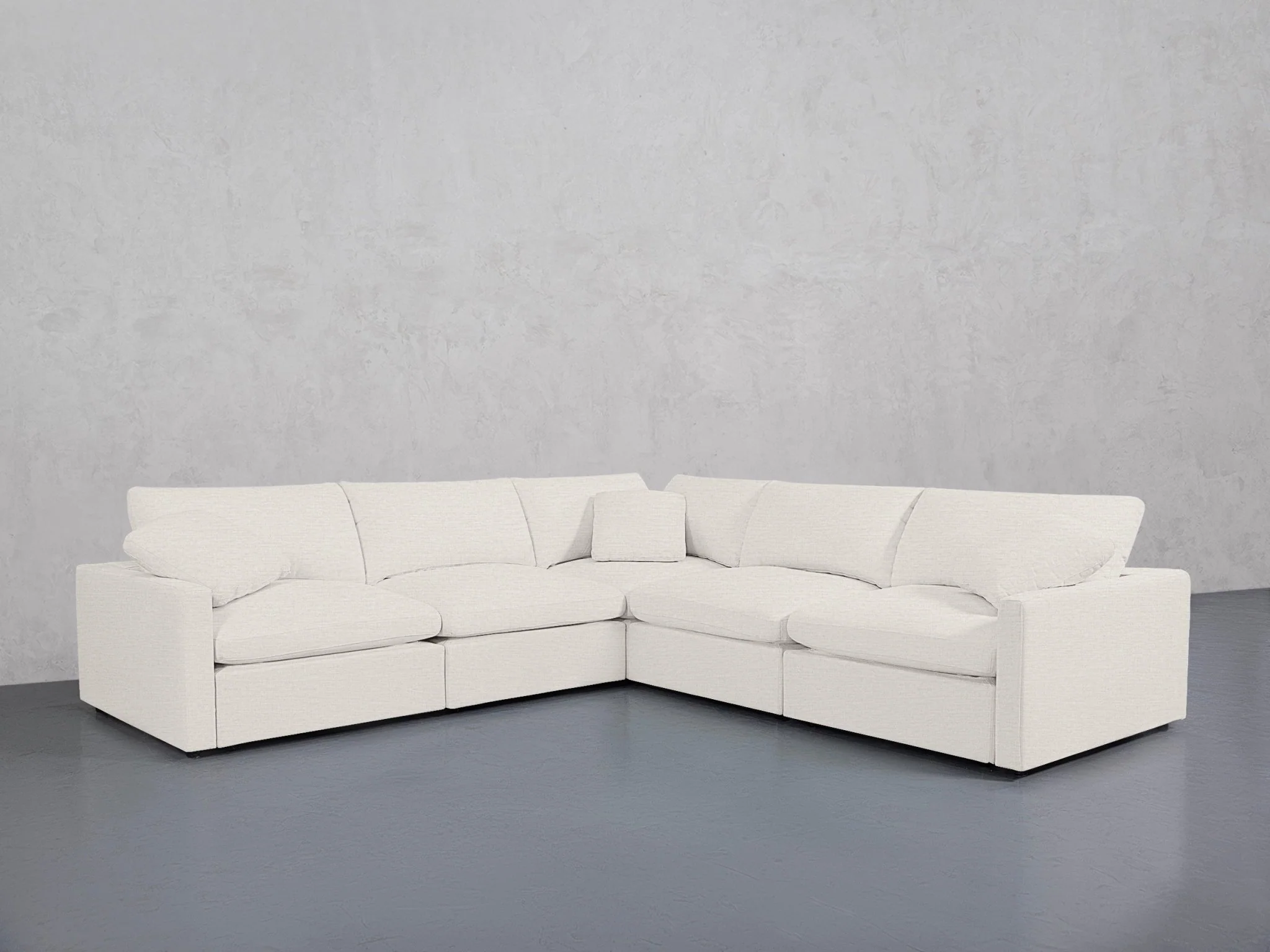 5-Seat Modular Corner Right Sectional (Thin Arms) - Image 16