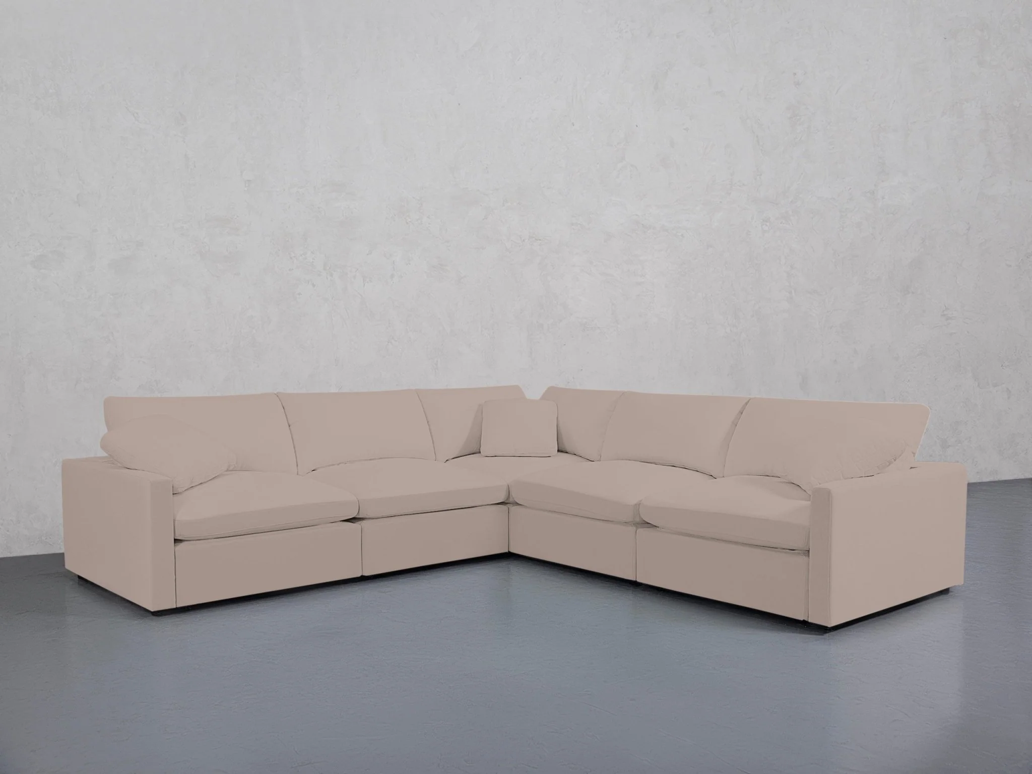 5-Seat Modular Corner Right Sectional (Thin Arms) - Image 65